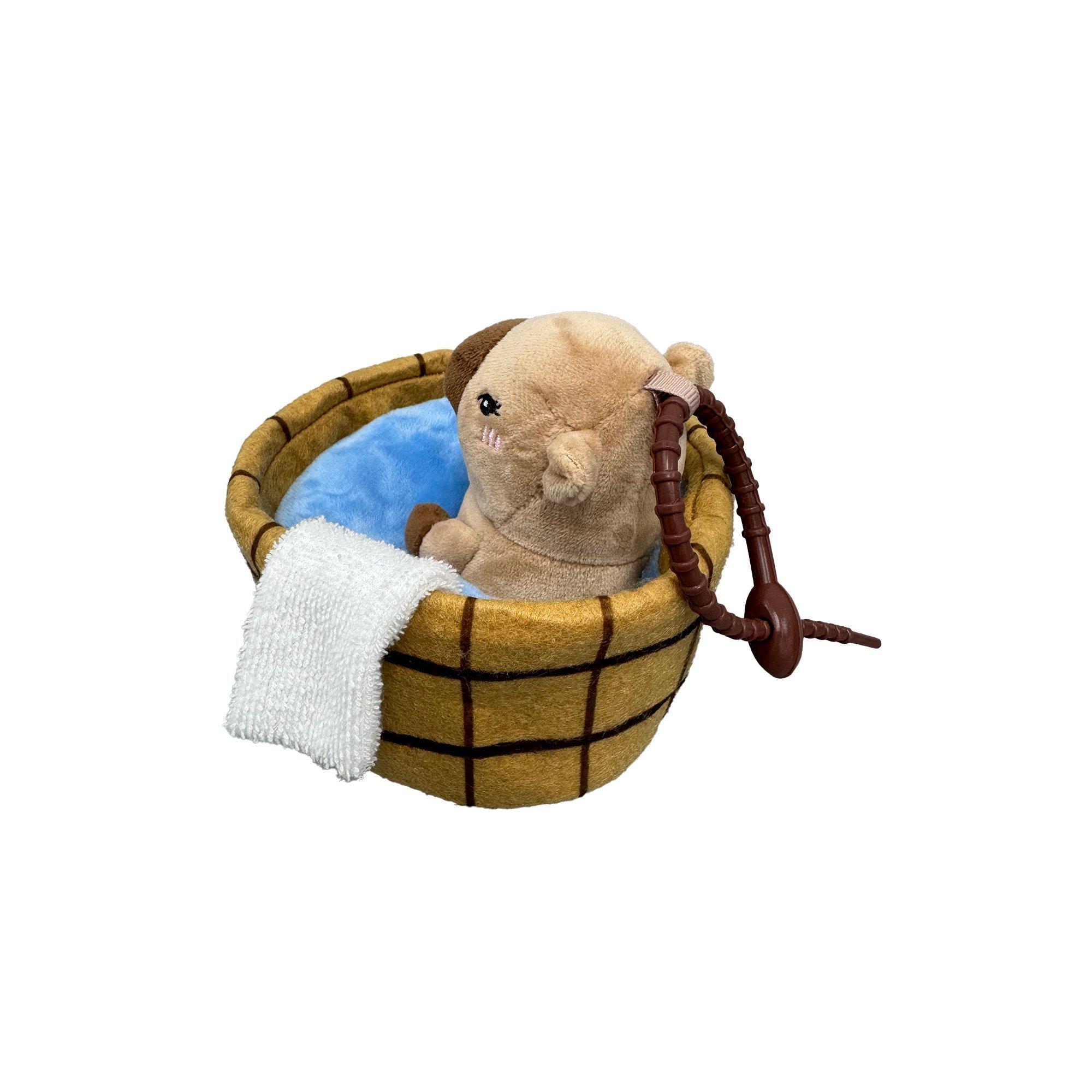 Geeknet Capy-Buddies Pull and Rumble Bath Time Little Plush GameStop Exclusive