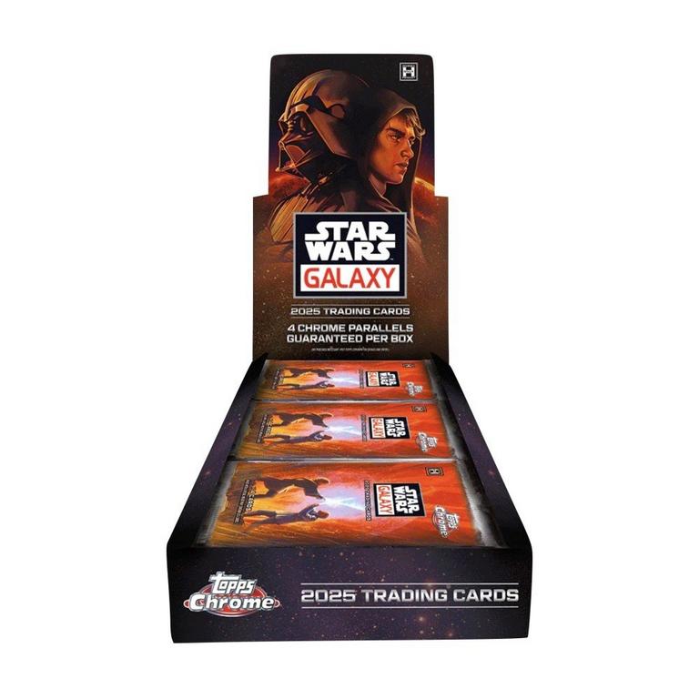 2025 Topps Chrome Galaxy Star Wars Hobby Box | GameStop