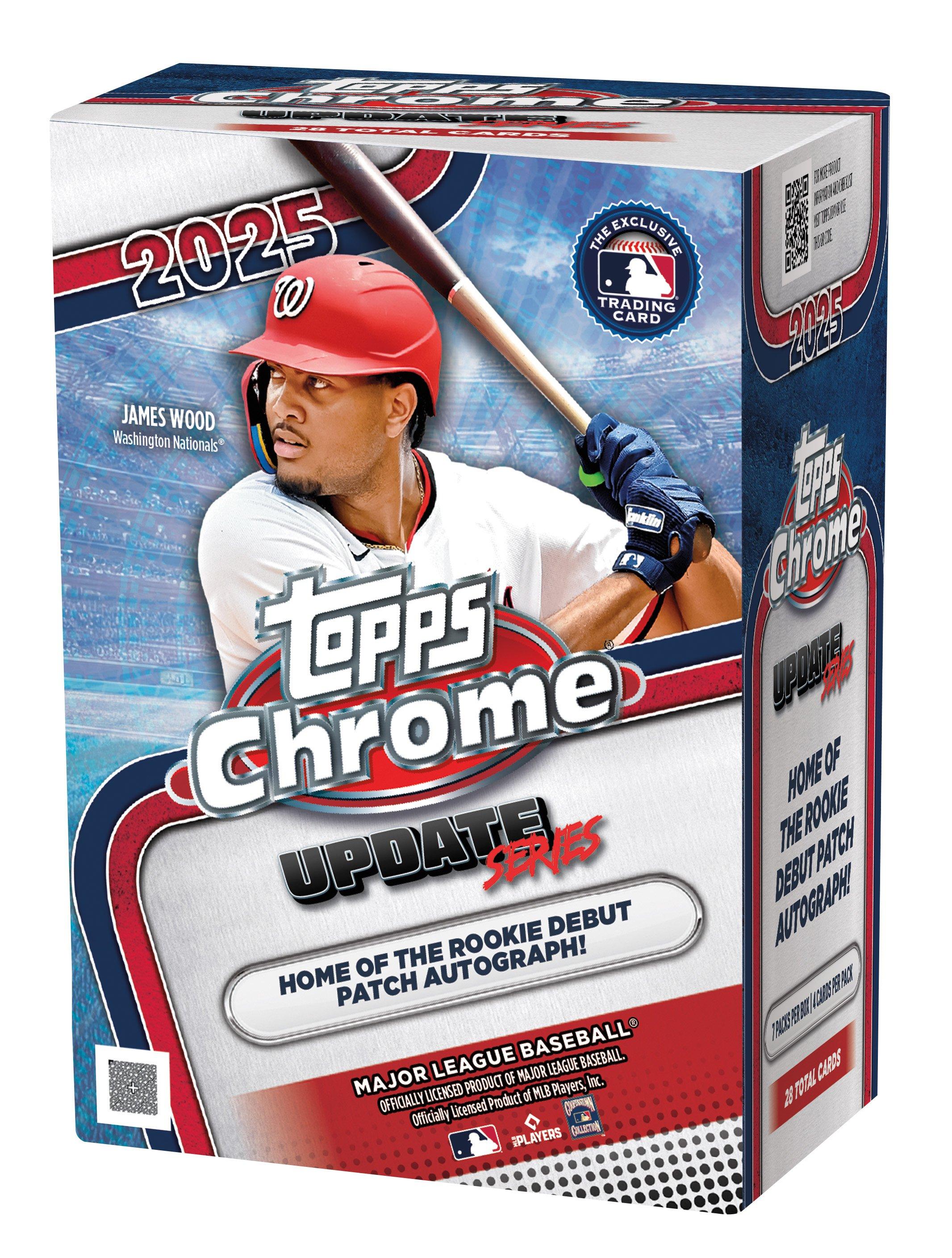 2025 Topps Chrome Update Series MLB Baseball Value Box
