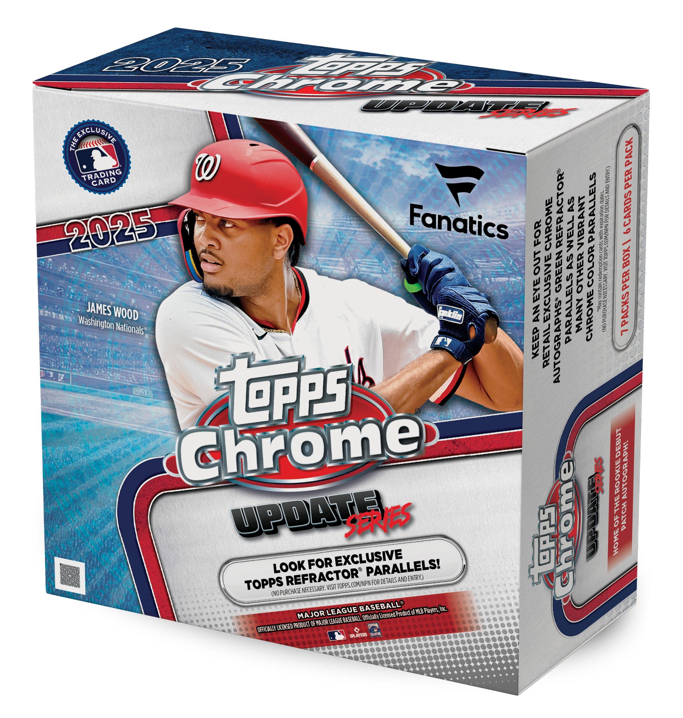 2025 Topps Chrome Updates Baseball Mega Box | GameStop