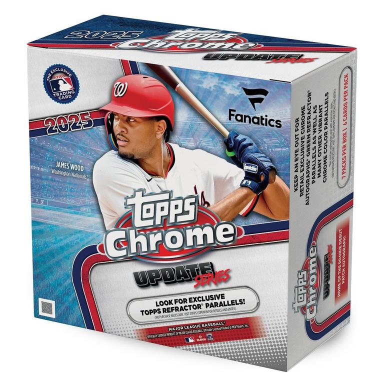 2025 Topps MLB Chrome Updates Baseball Mega Box