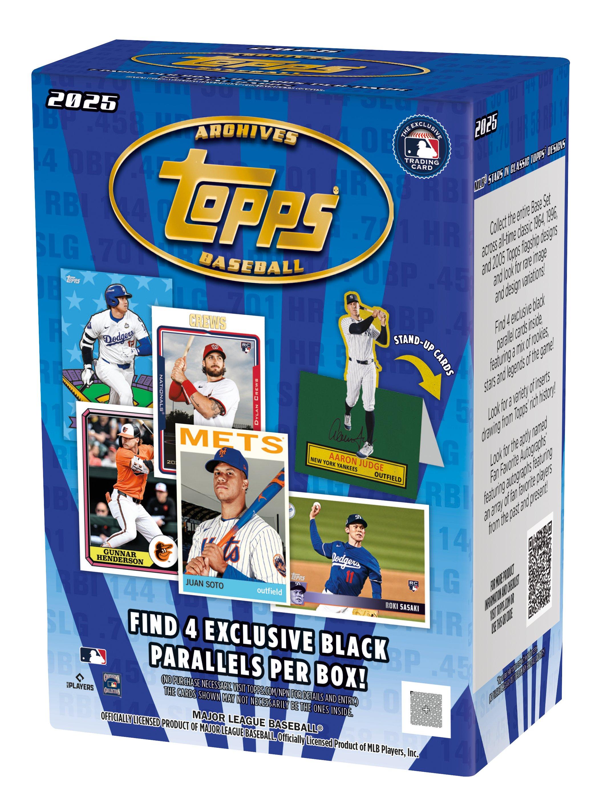 2025 Topps MLB Archives Baseball Value Box | GameStop