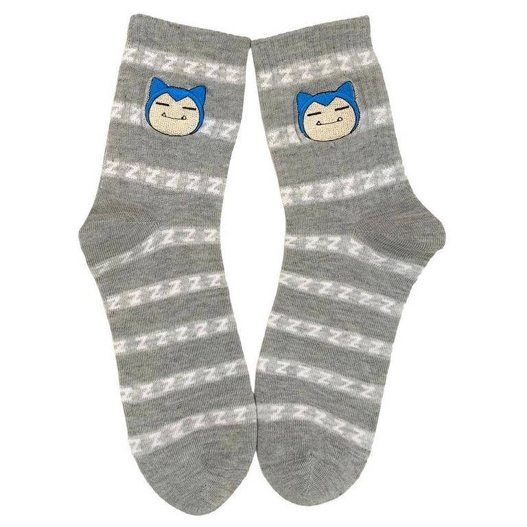 Pokemon Snorlax Embroidered Crew Socks GameStop Exclusive