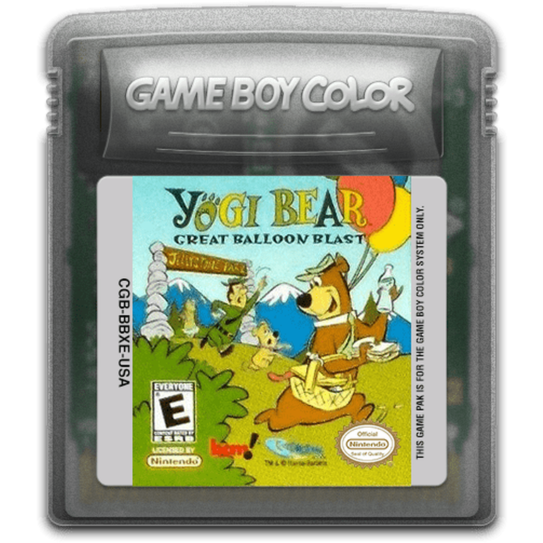 Yogi Bear Great Balloon Blast - Game Boy Color