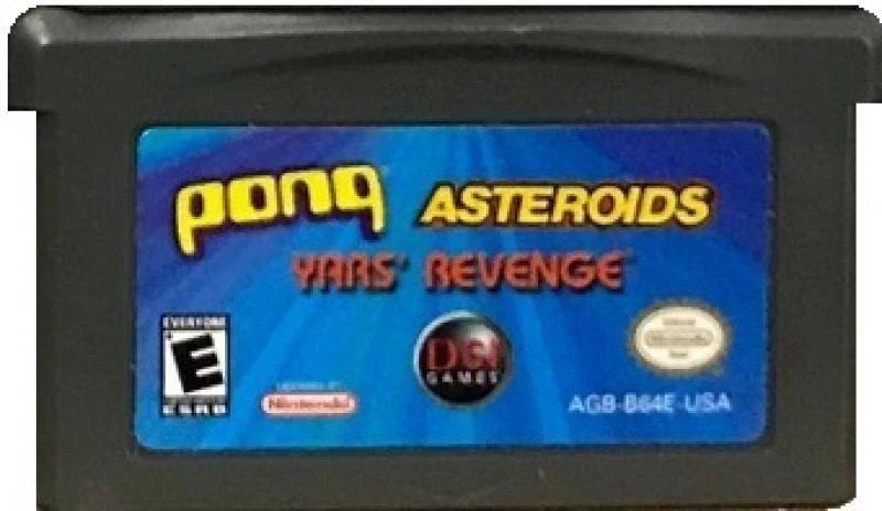 Pong / Asteroids / Yar's Revenge - Game Boy Advance