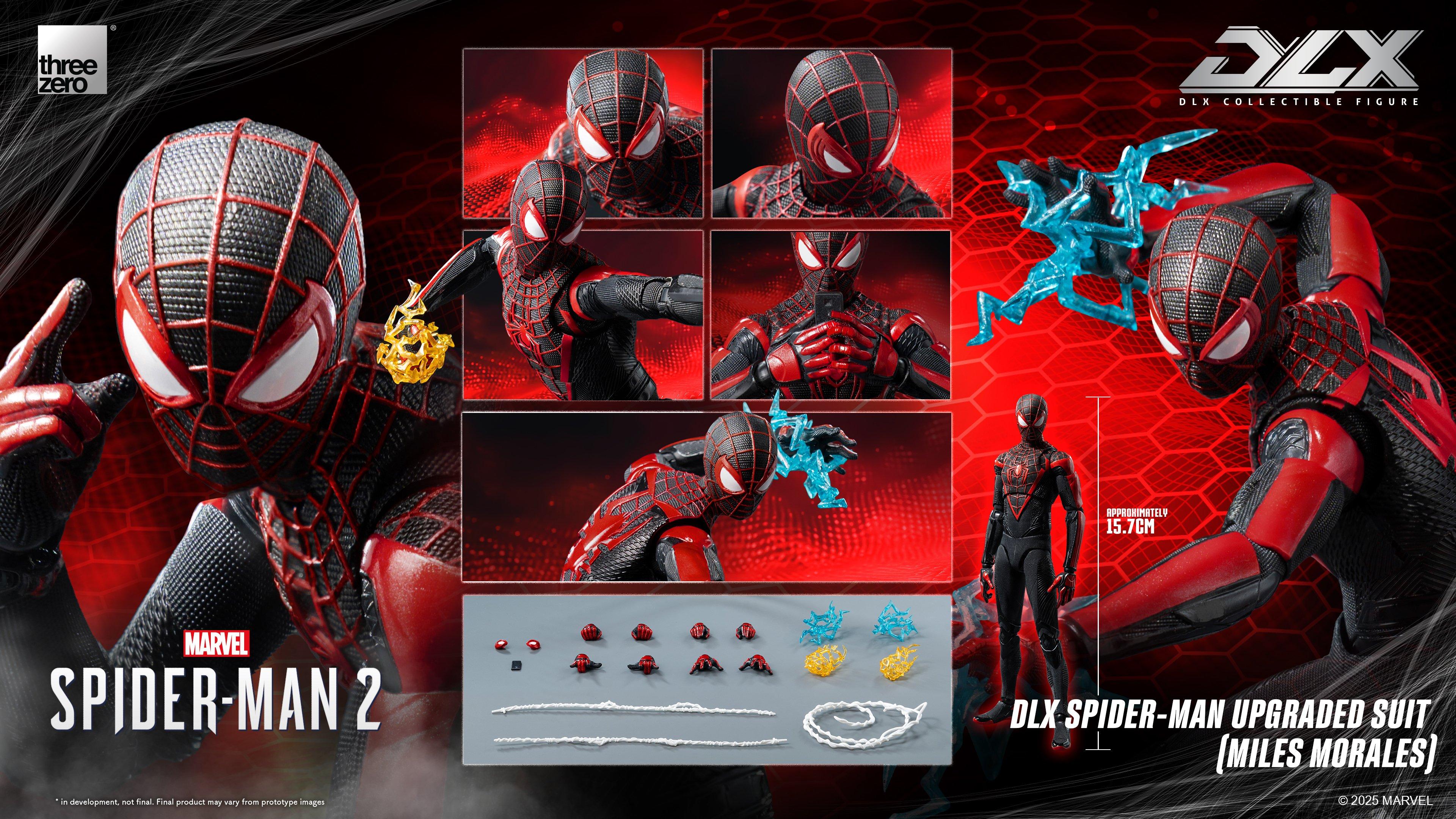Threezero Marvel's Spider-Man 2: DLX Miles Morales Upgraded Suit 6-in Action Figure
