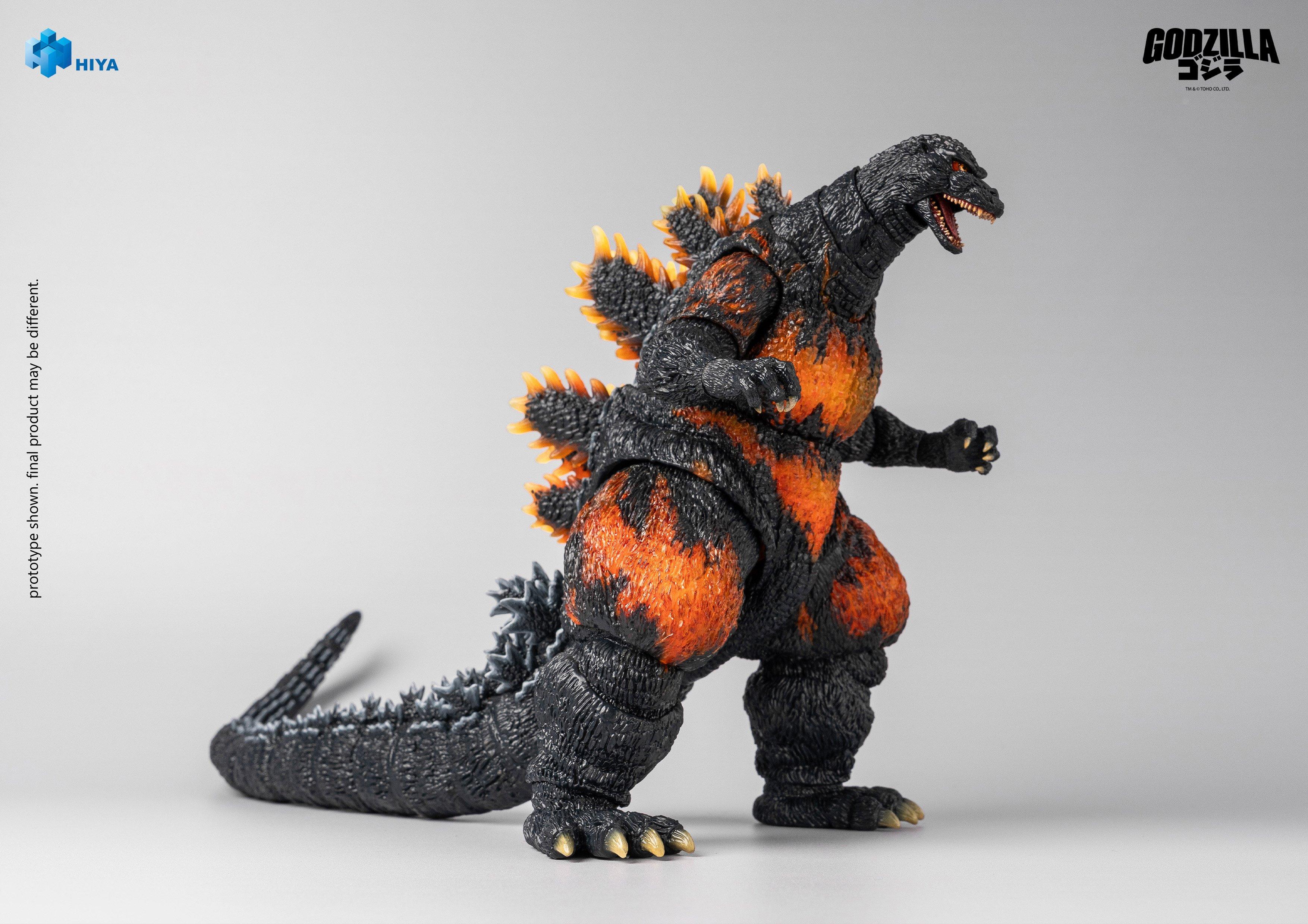 HIYA Exquisite Basic Series Godzilla vs Destroyah 1995 Burning Godzilla 7-in Action Figure
