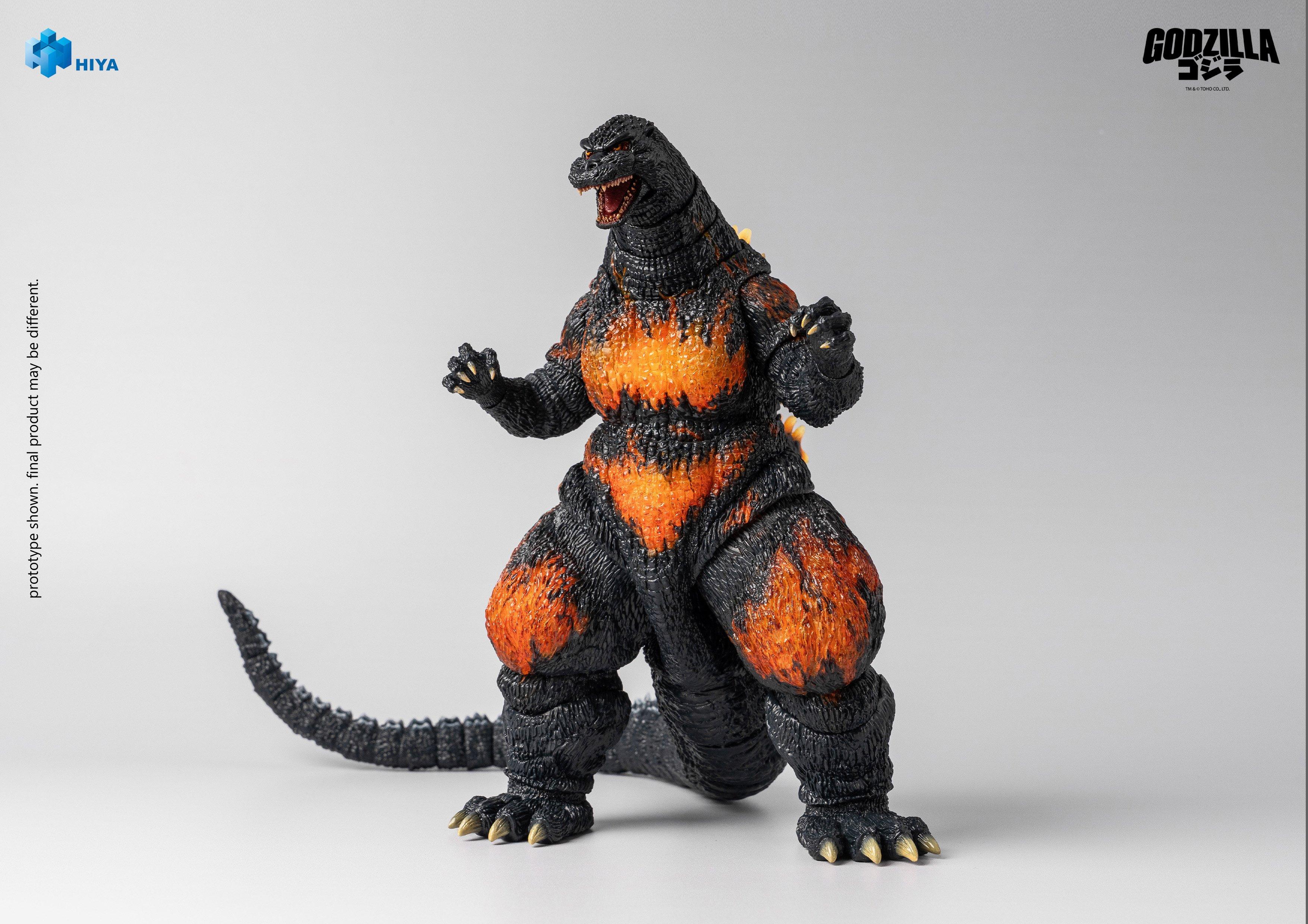 HIYA Exquisite Basic Series Godzilla vs Destroyah 1995 Burning Godzilla 7-in Action Figure
