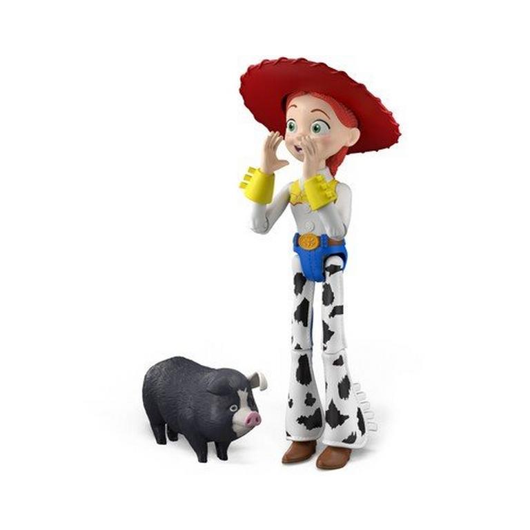 Mattel Disney and Pixar Toy Story Critter Talk Jessie and Jimmy Dean Pig Plush Figure Set