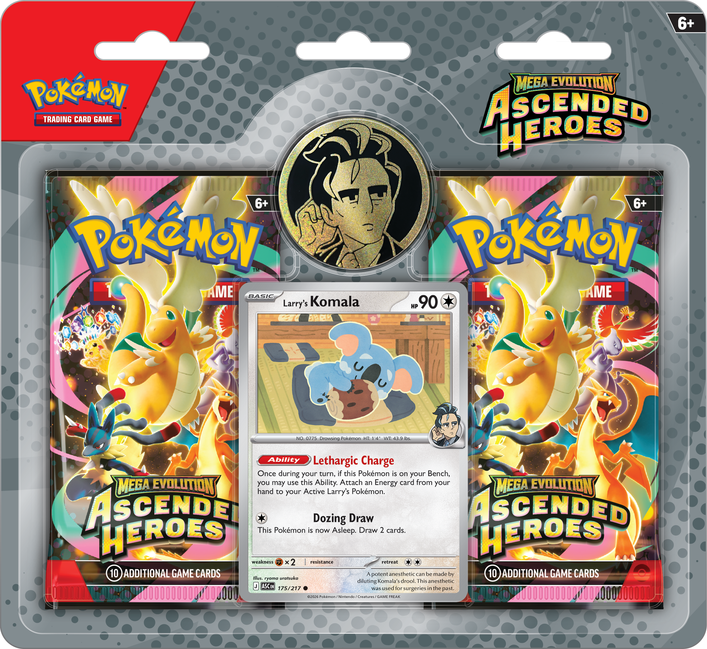 Pokemon Trading Card Game: Mega Evolution - Ascended Heroes 2-Pack