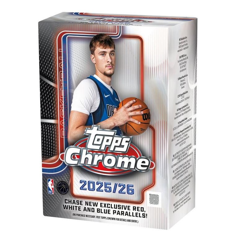 2025-26 Topps Chrome NBA Basketball Value Box | GameStop
