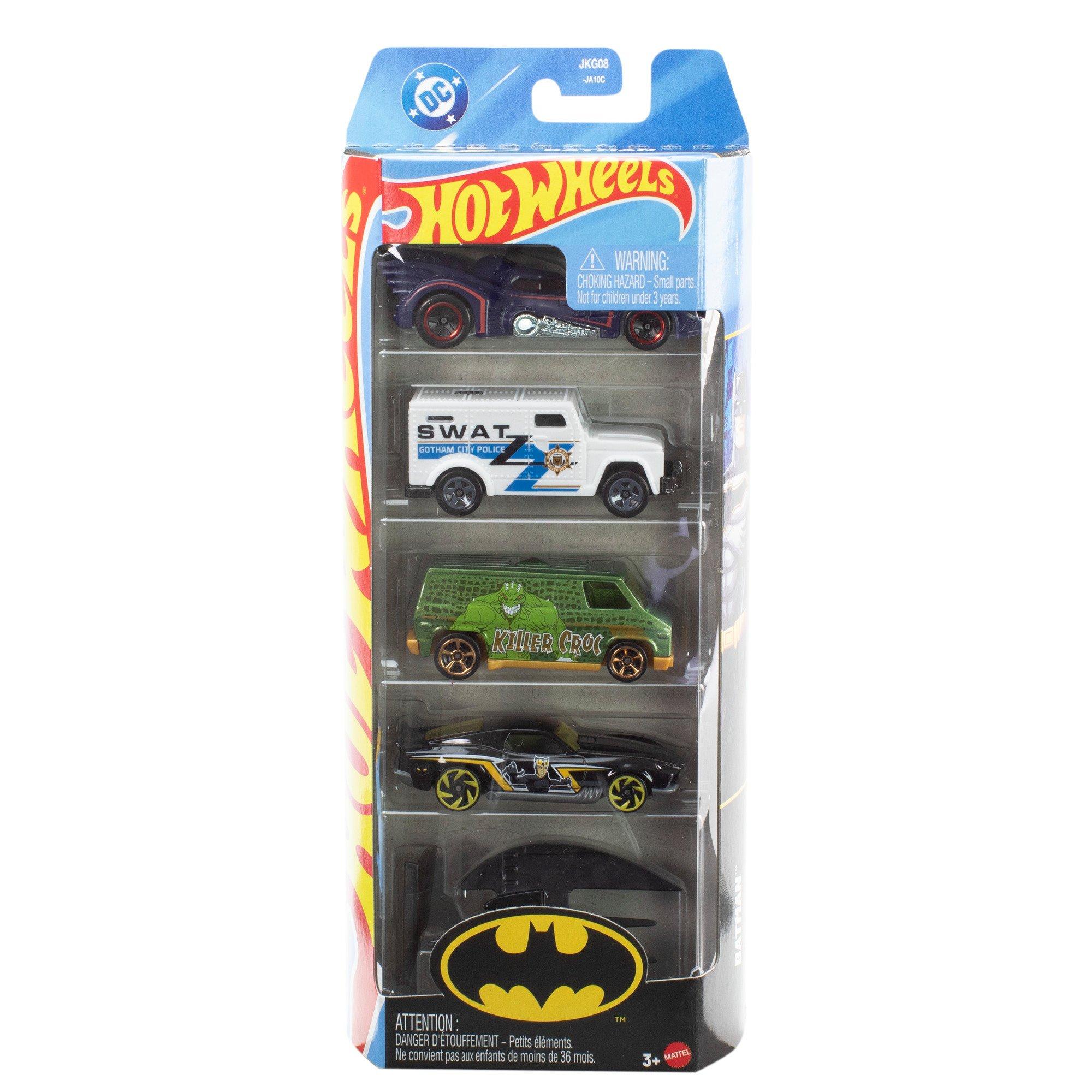 Hot Wheels Batman Car Set 5-Pack | GameStop