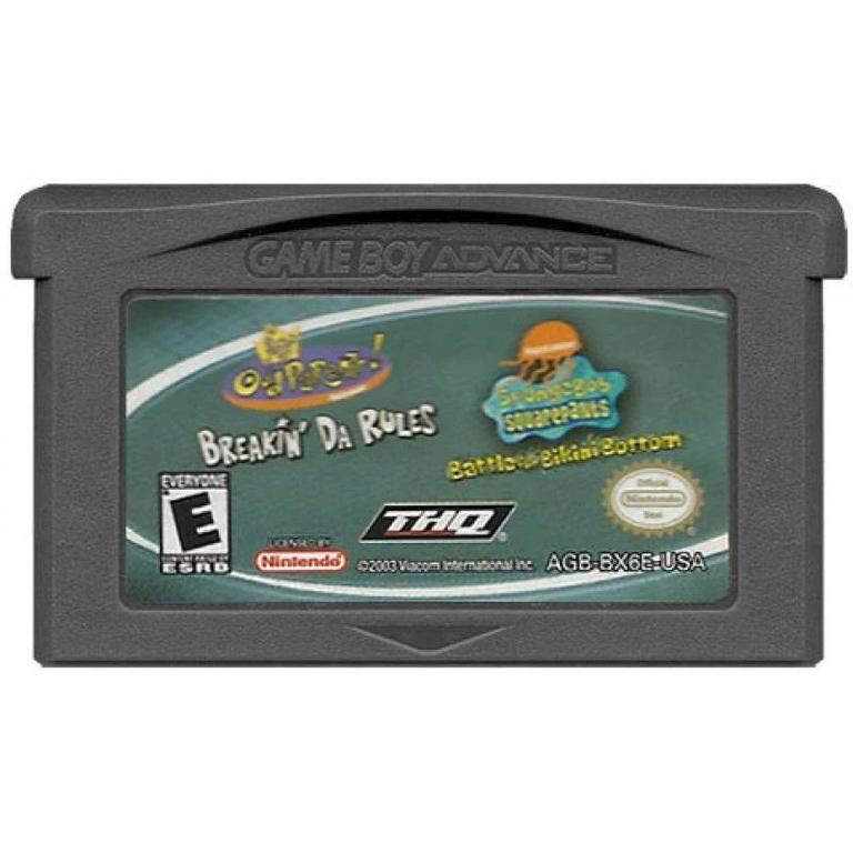 SpongeBob SquarePants and Fairly OddParents - Game Boy Advance