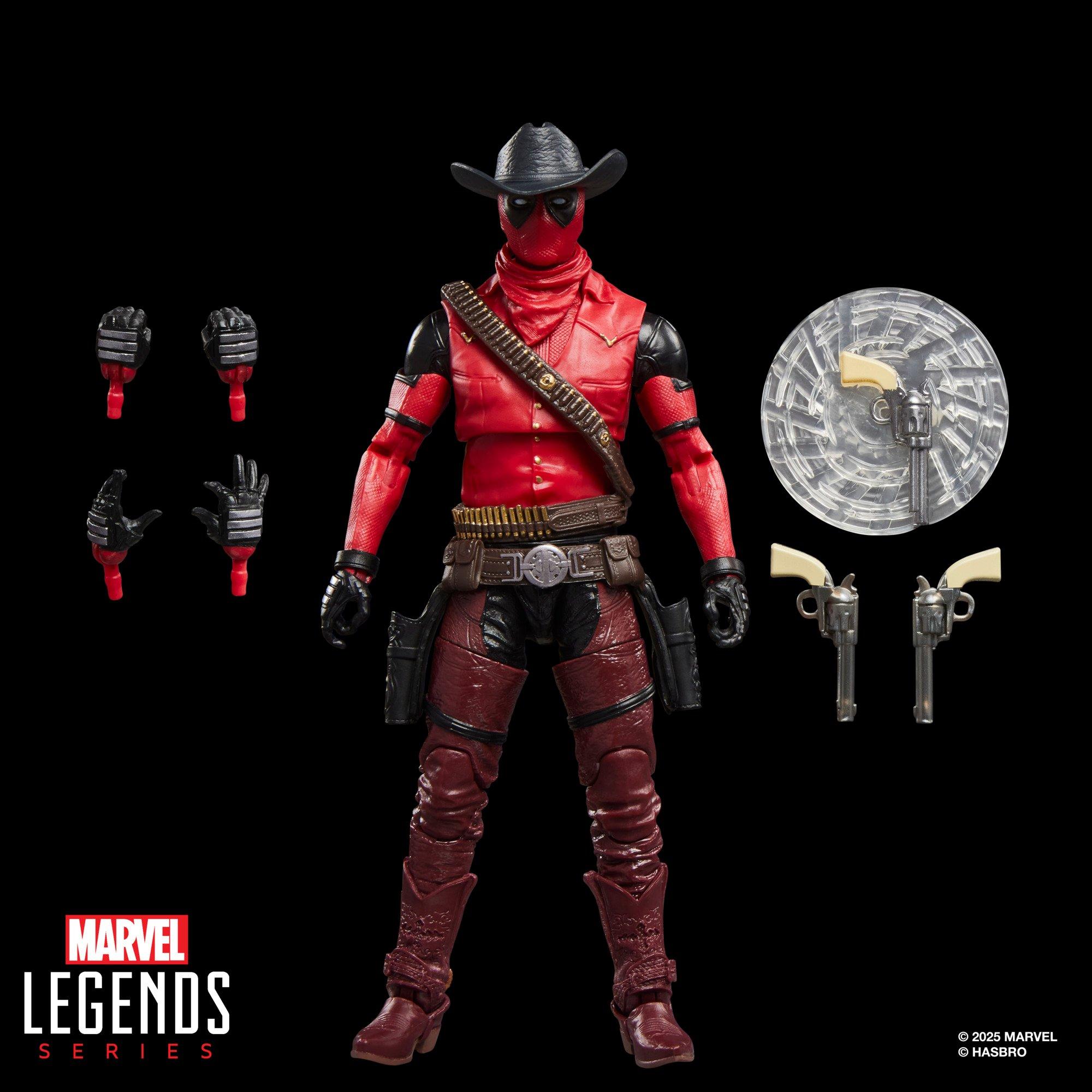 Hasbro Marvel Legends Series Deadpool and Wolverine Cowboypool Movie 6-in Action Figure
