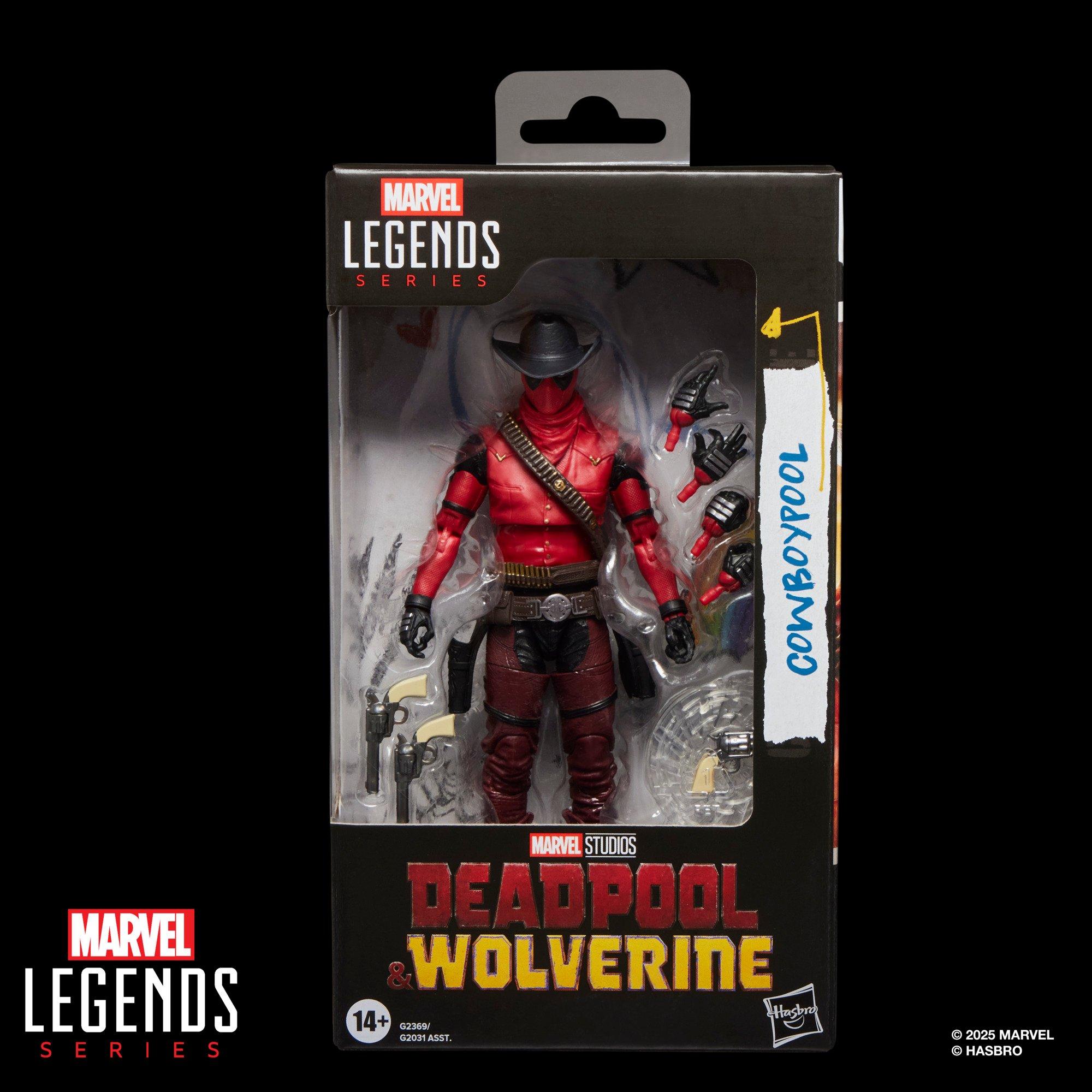 Hasbro Marvel Legends Series Deadpool and Wolverine Cowboypool Movie 6-in Action Figure