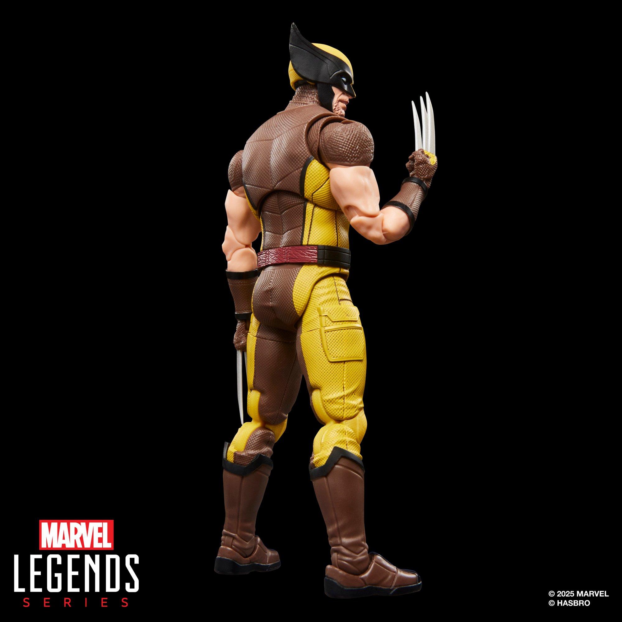 Hasbro Marvel Legends Series Deadpool and Wolverine Wolverine (Brown Suit) Movie 6-in Action Figure