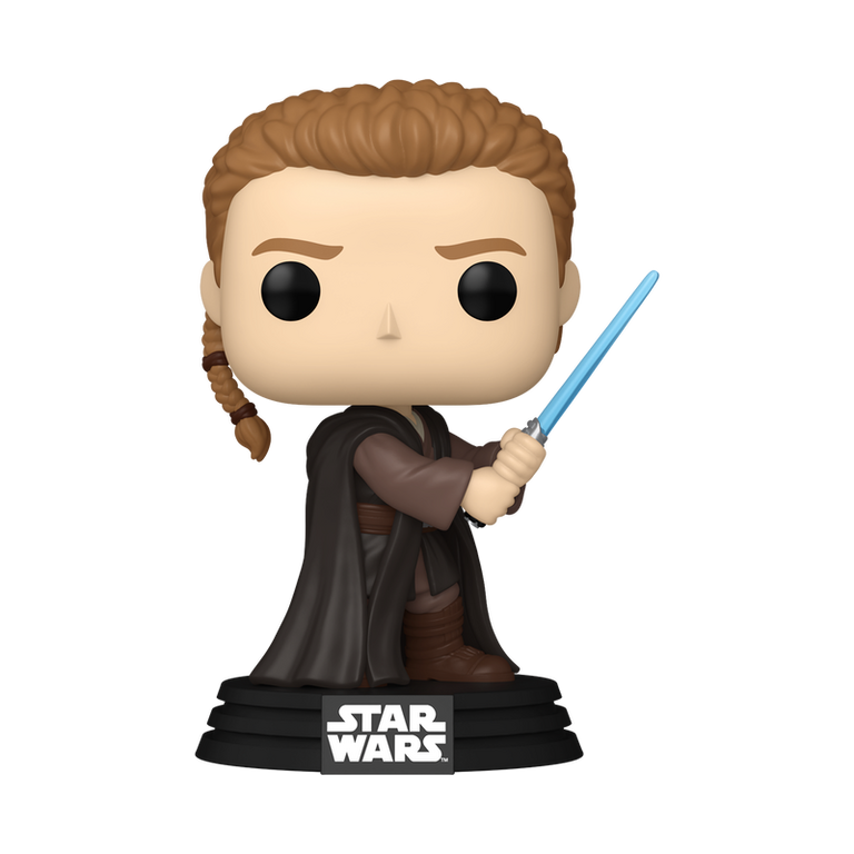 Funko POP! Star Wars: Anakin Skywalker (Padawan) Wielding his Lightsaber 4.5-in Vinyl Bobblehead Figure