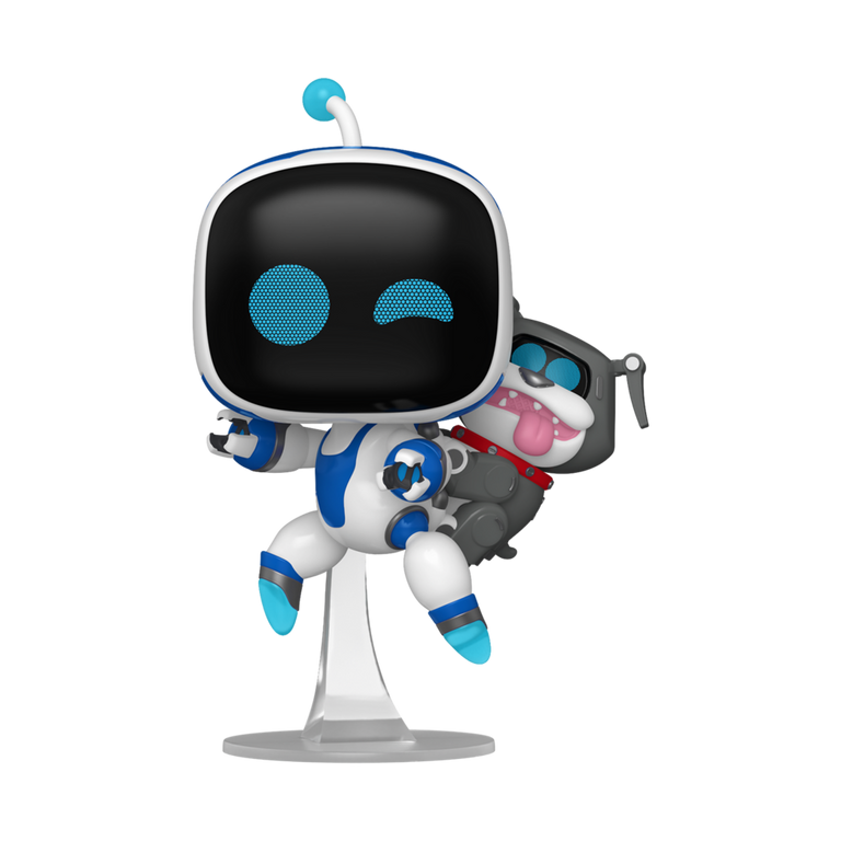 Funko POP! Games: Astro Bot Astro with Barkster 4.6-in Vinyl Figure