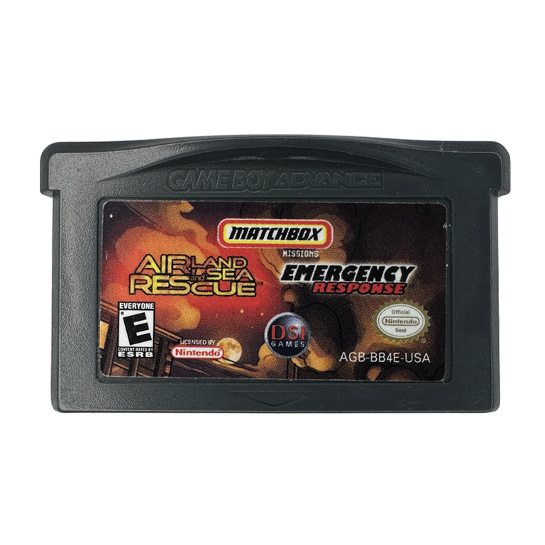 Matchbox Missions Air Land Sea Rescue and Emergency Response - Game Boy Advance
