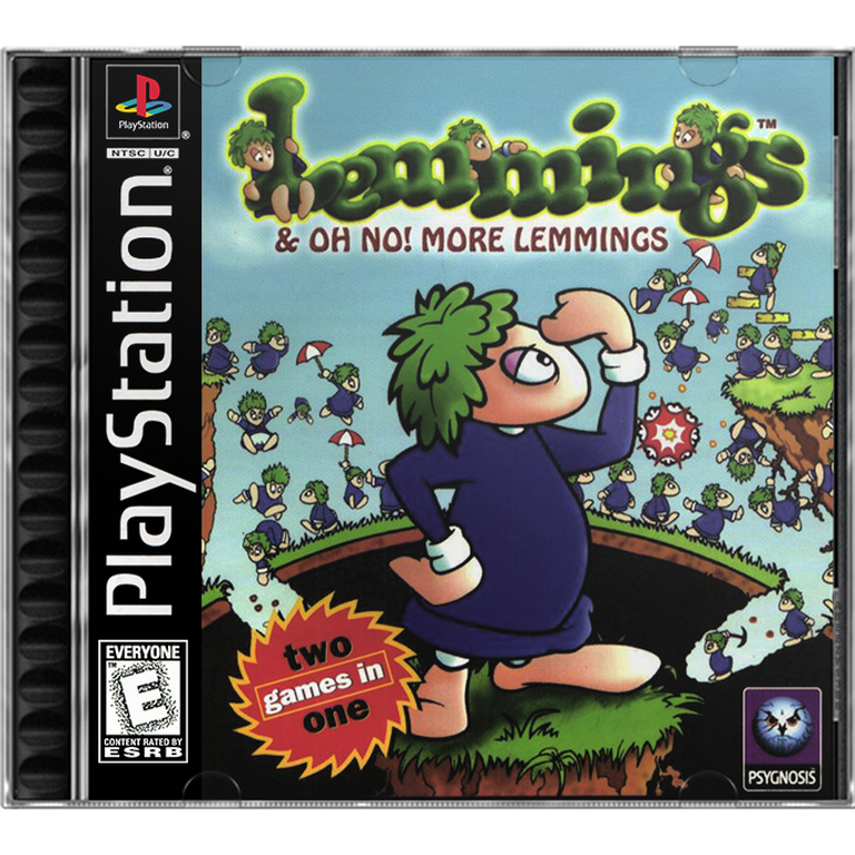 Lemmings and Oh No! More Lemmings - PlayStation 1