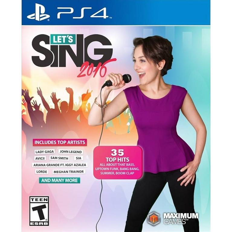 Let's Sing 2016 (Game Only) - PlayStation 4