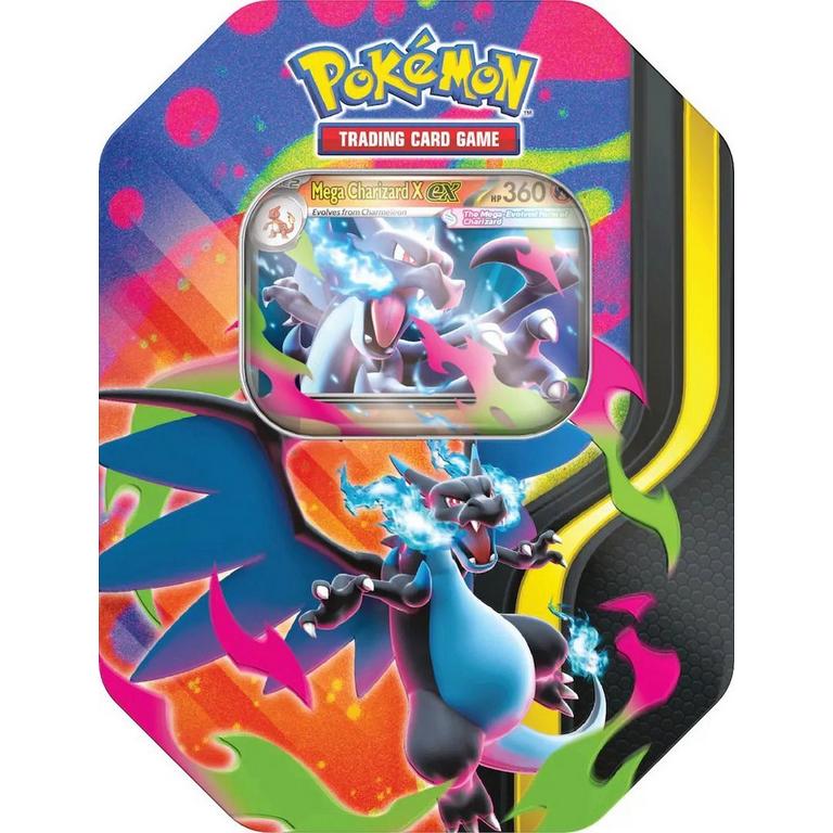 Pokemon Trading Card Game: Mega Charizard Tin (Styles May Vary)