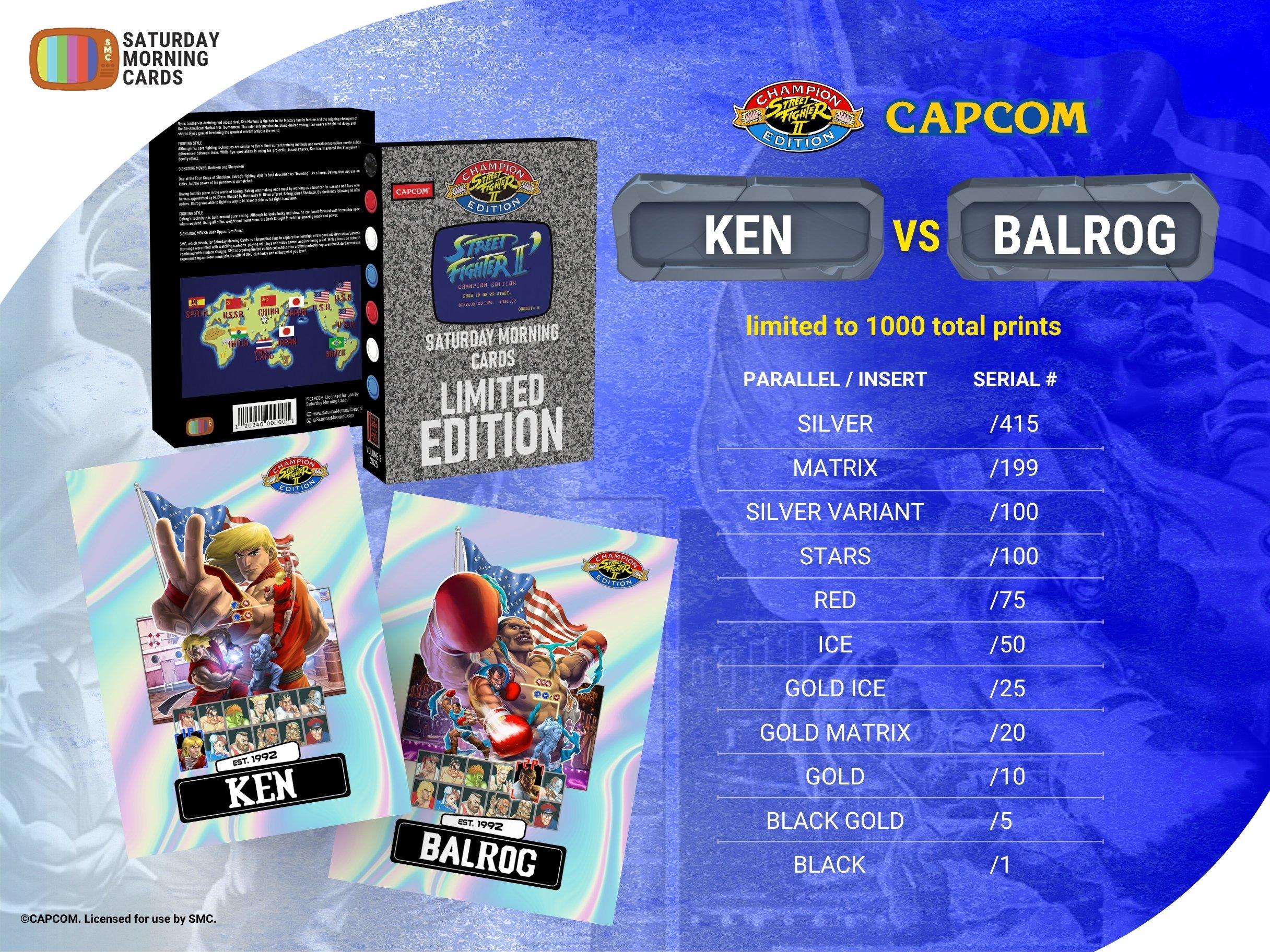 Street Fighter 2 Vol. 3: Ken vs Balrog Designer Art Card