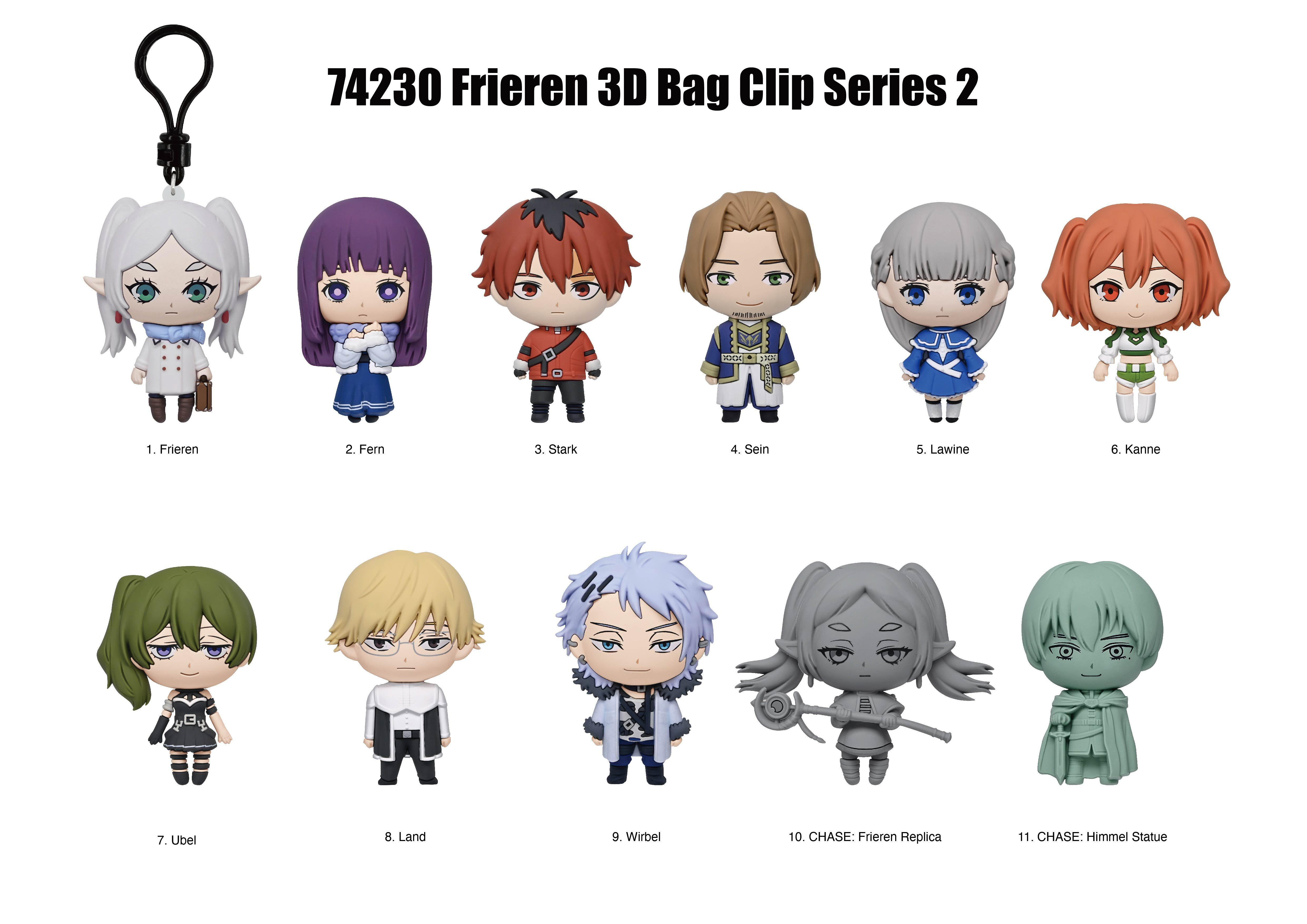 Frieren: Beyond Journey's End 3D Foam Bag Clip Series 2 Blind Bag