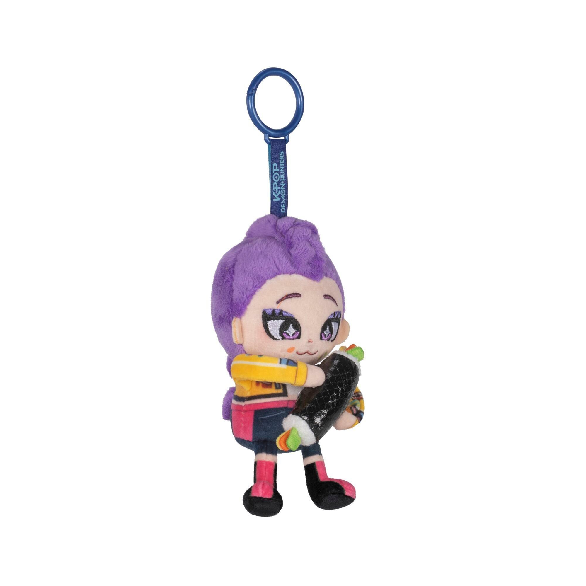 Jazwares KPop Demon Hunters Rumi Retractable 4-in Clip-On Plush