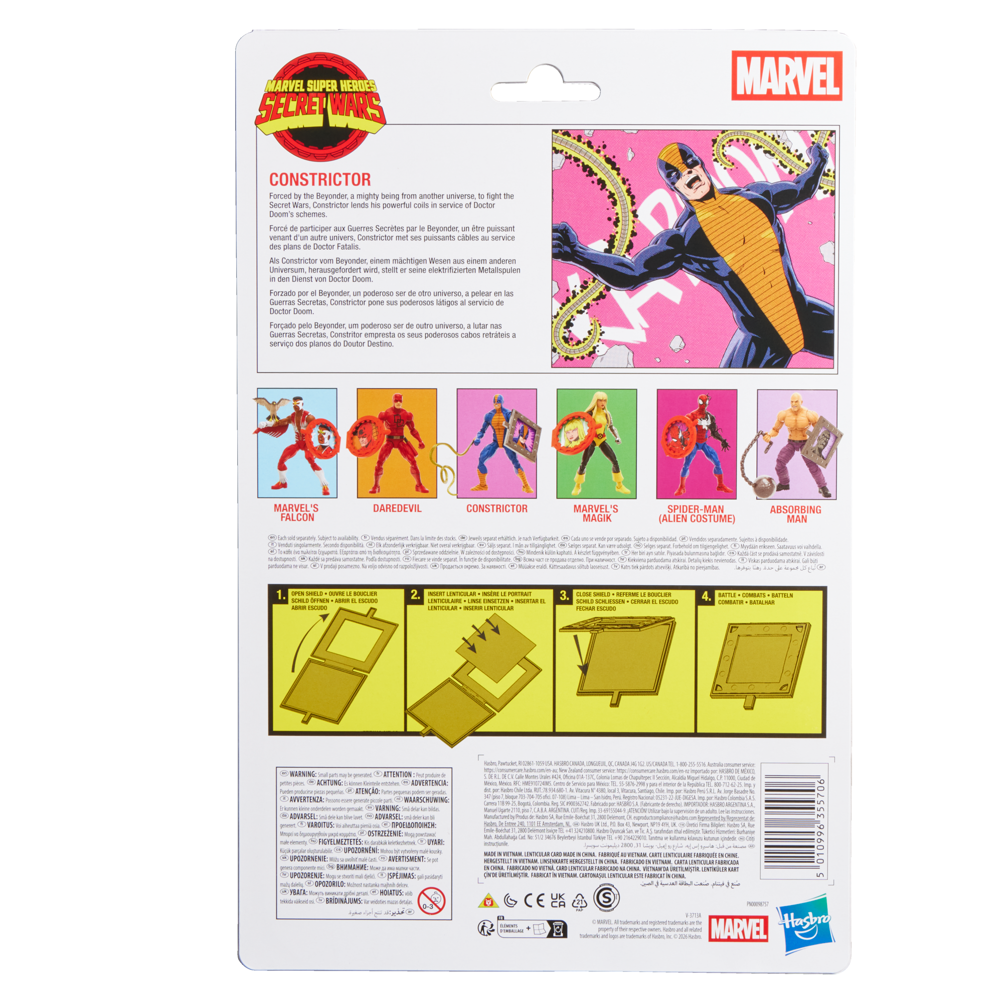 Hasbro Marvel Legends Series Retro Secret Wars Constrictor 6-In Action Figure