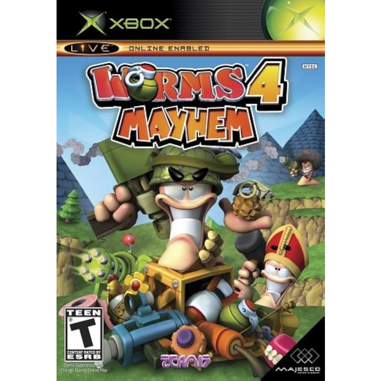 Worms 4 Mayhem - Xbox (Original)