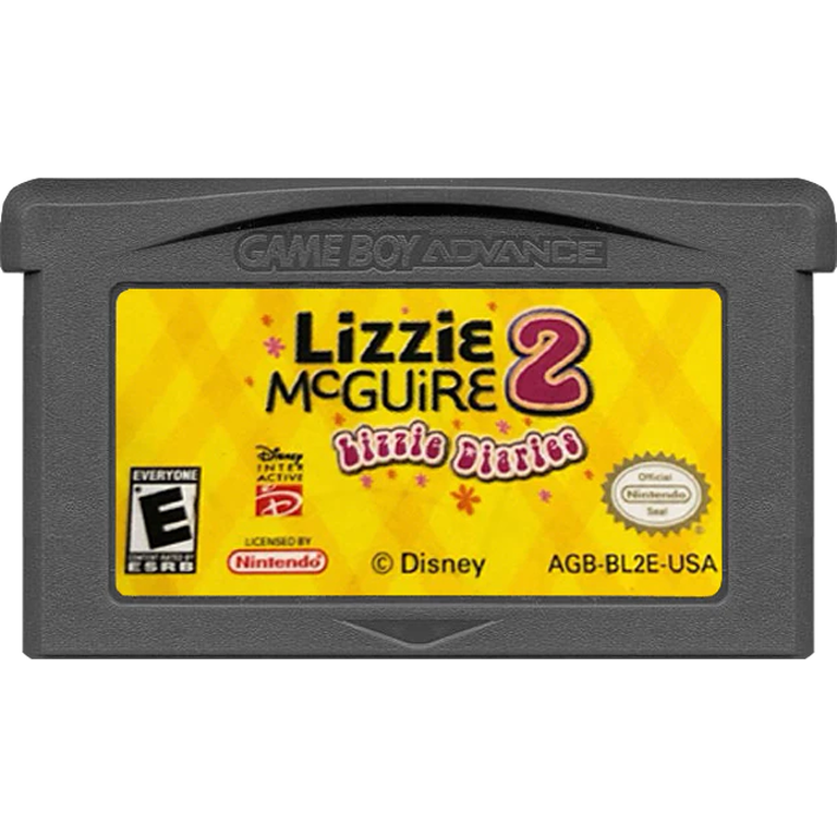 Disney's Lizzie McGuire 2 Lizzie Diaries Game and TV Episode - Game Boy Advance