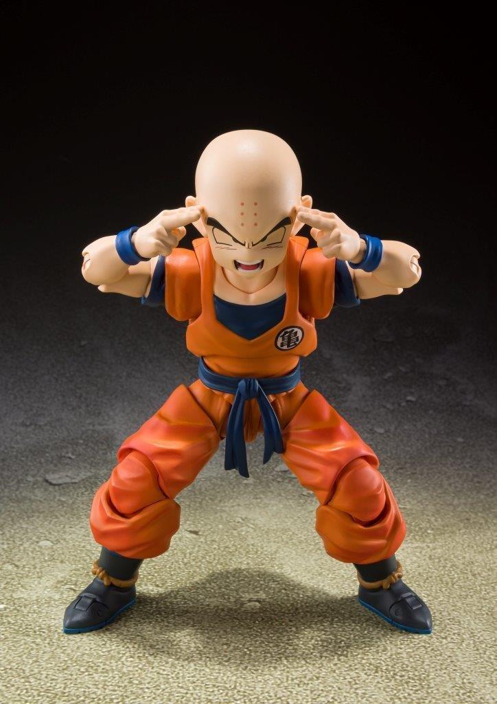 Tamashii Nations Dragon Ball Z S.H.Figuarts Krillin (Earth's Strongest Man) 4.5-in Figure (Reissue)