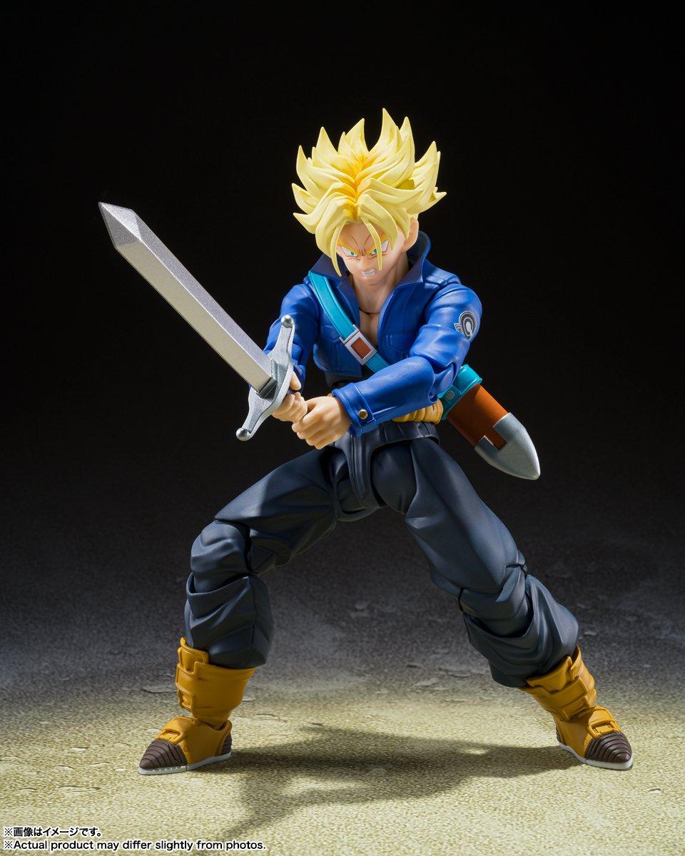 Tamashii Nations Dragon Ball Z S.H.Figuarts Super Saiyan Trunks (Boy from the Future) 5.51-in  Action Figure (Reissue)