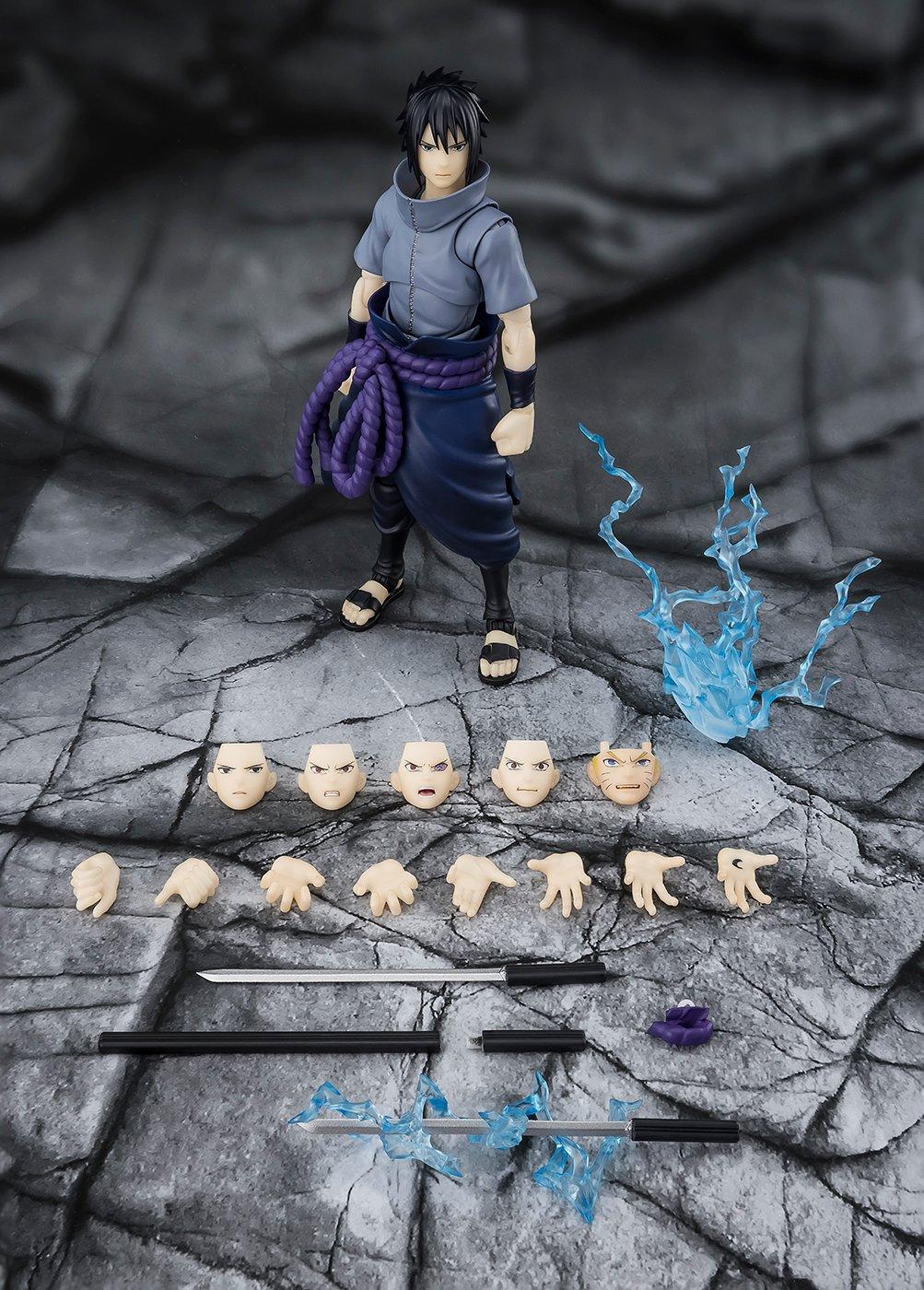 Tamashii Nations Naruto: Shippuden S.H.Figuarts Sasuke Uchiha (Solitary Shinobi) 5.7-in Action Figure