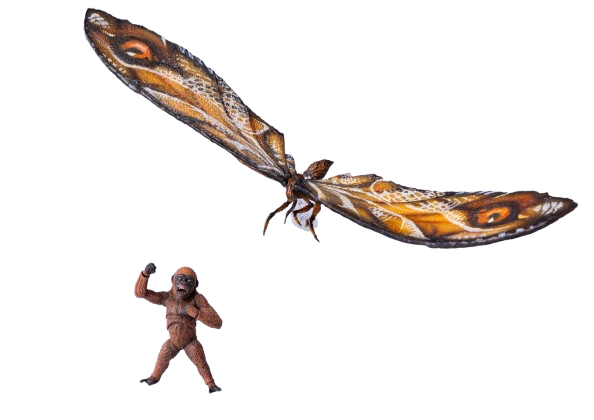 HIYA Toys Exquisite Basic Series Godzilla x Kong The Empire Mothra Premium Set 14-in Action Figure
