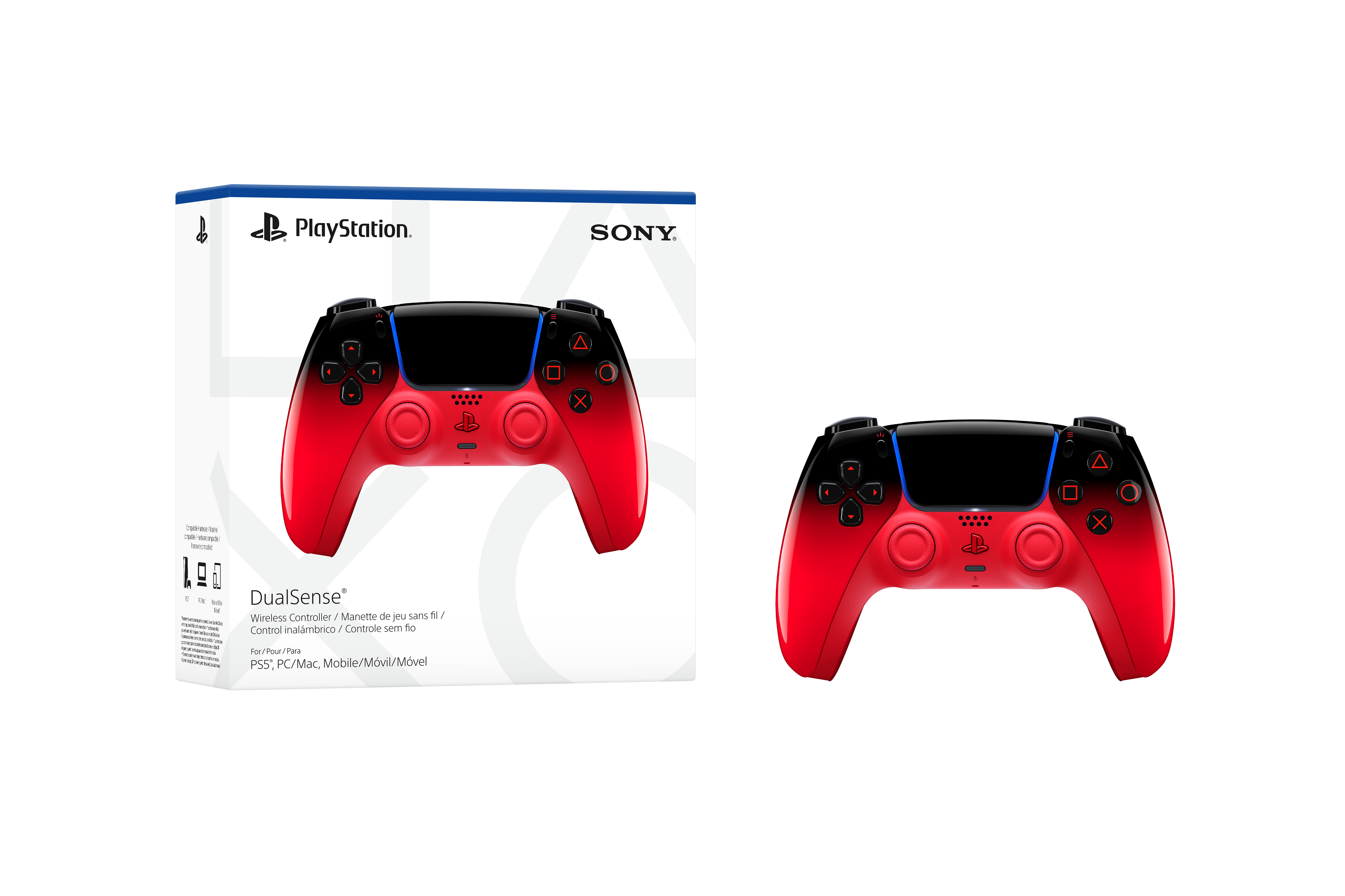 Sony DualSense Wireless Controller for PlayStation 5 - Techno Red