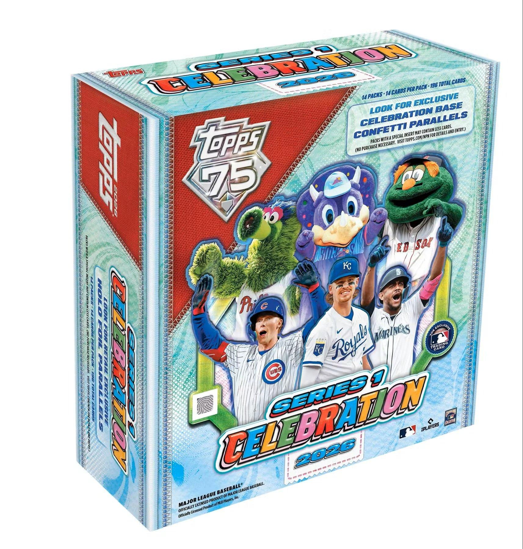 2026 Topps MLB Baseball Series 1 Celebration Mega Box | GameStop