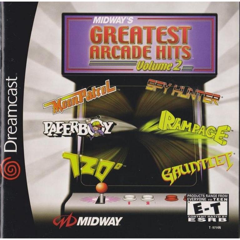 Midway's Greatest Arcade Hits Volume 2 - Sega Dreamcast