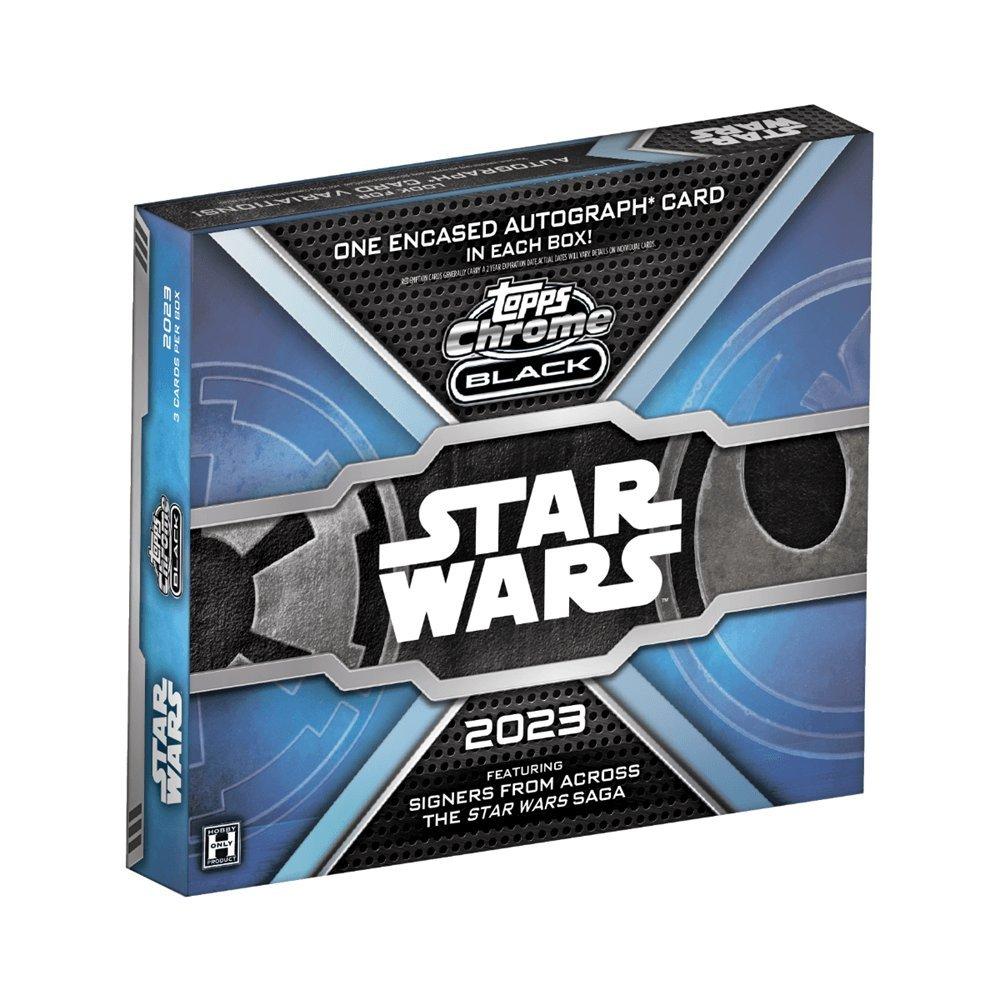 2023 Topps Chrome Black Star Wars Hobby Box | GameStop
