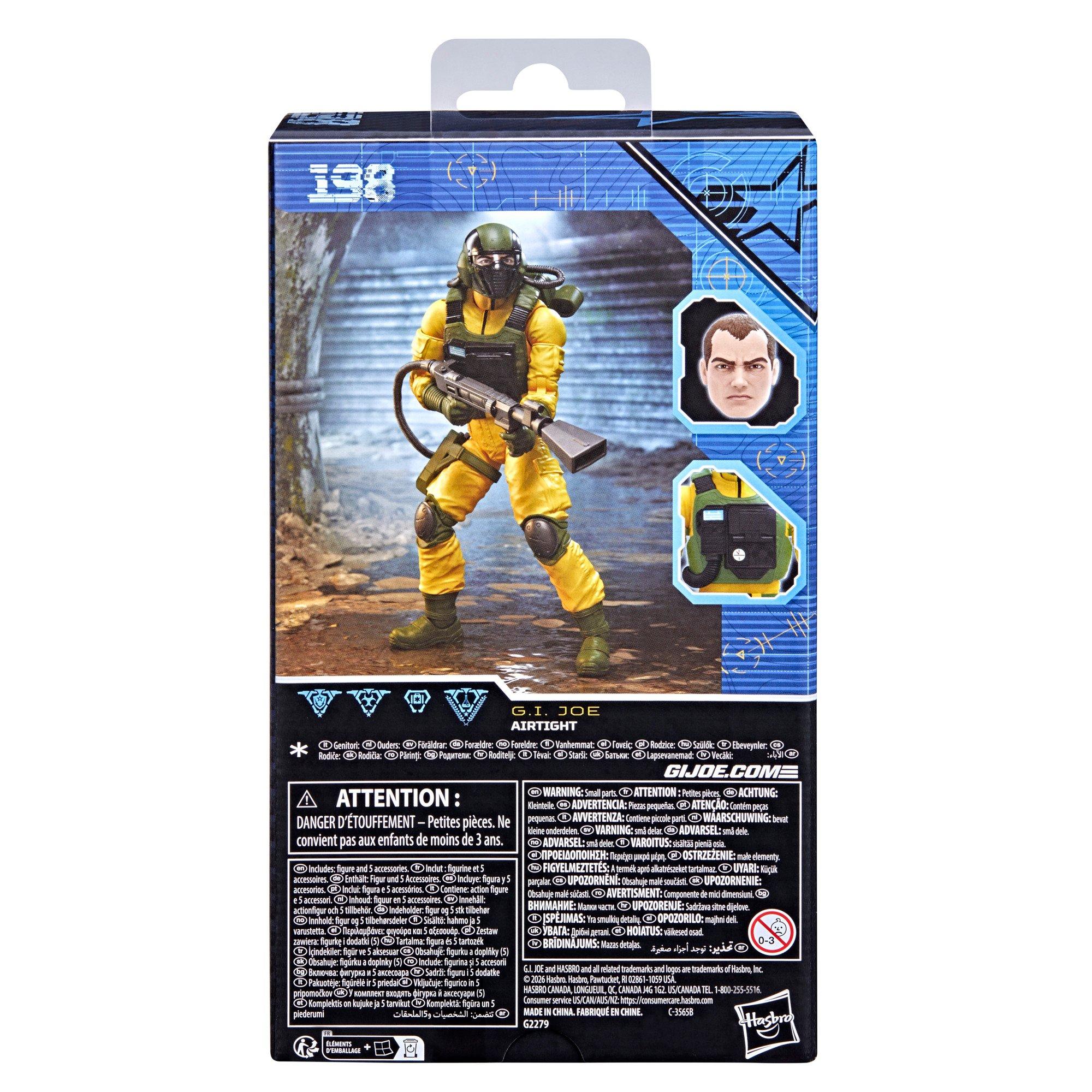 Hasbro G.I. Joe Classified Series Airtight 6-in Action Figure