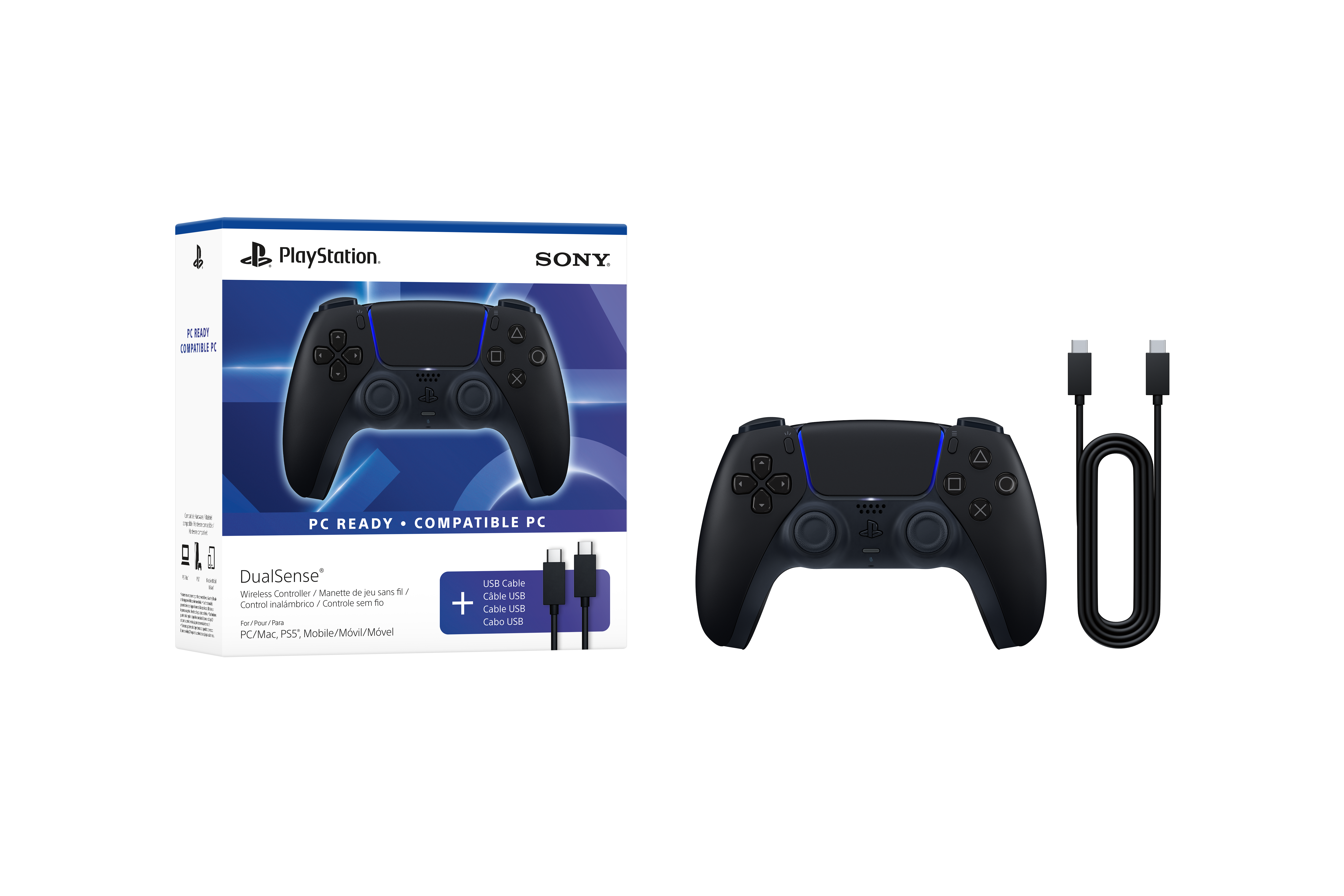 Sony DualSense Wireless Controller for PlayStation 5 (with USB