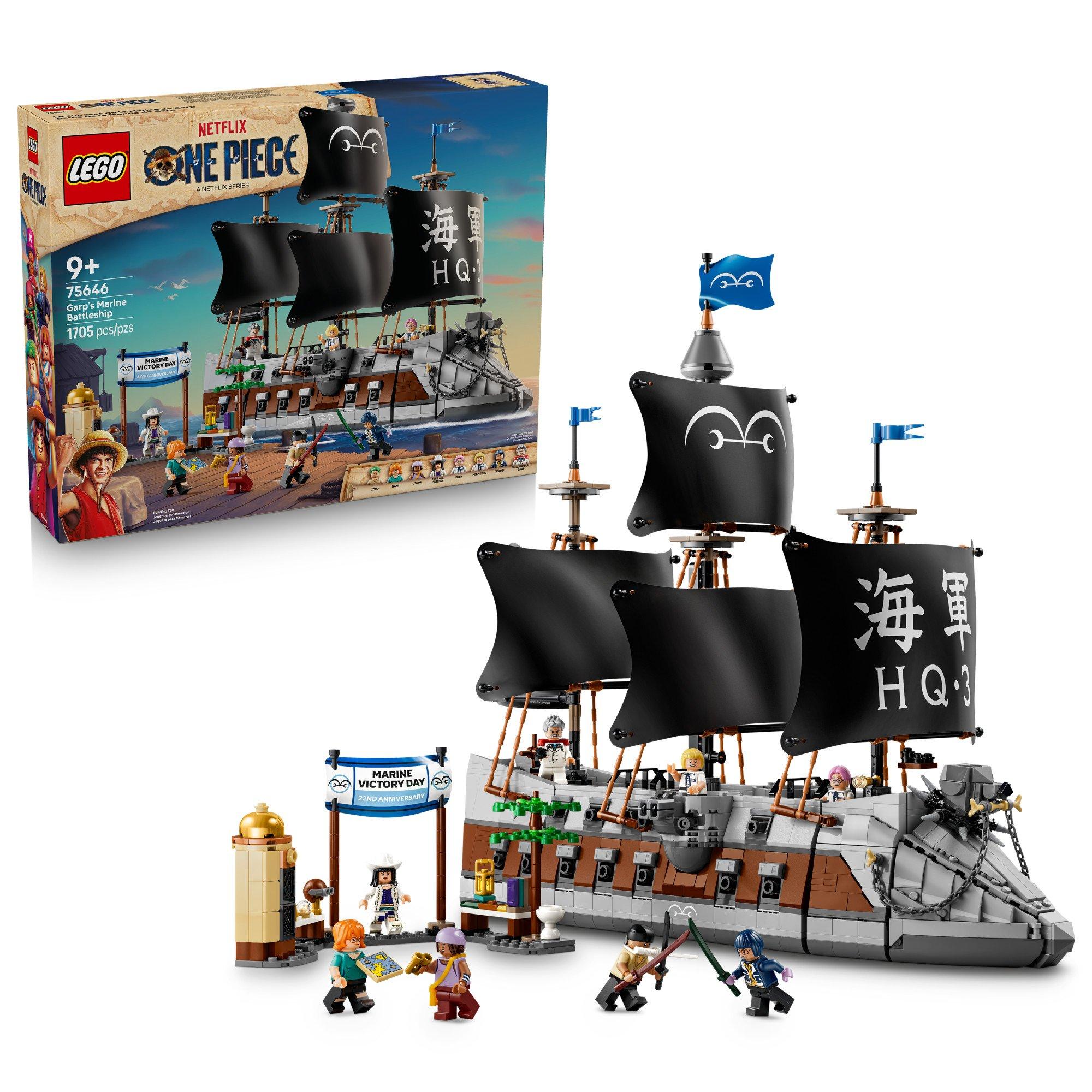 ミウッズボイ出品 LEGO One Piece Garp's Marine Battleship Buidling Toy (75646