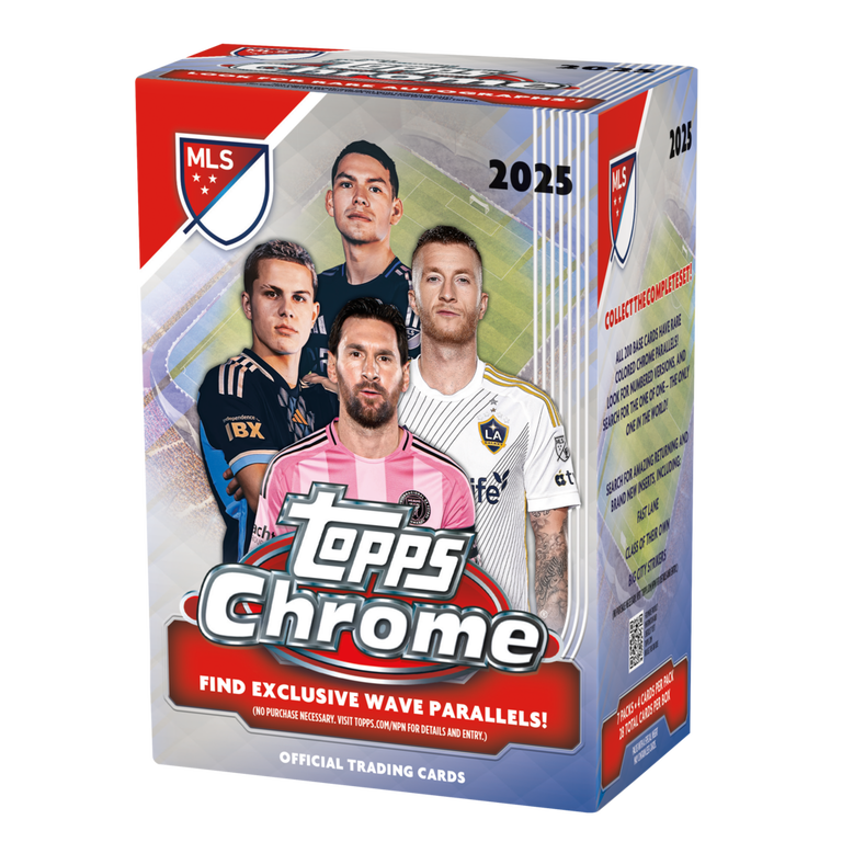 2025 Topps Chrome MLS Soccer Value Box