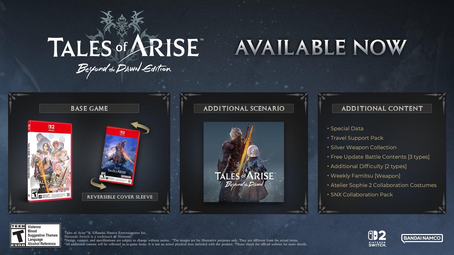 Tales of Arise: Beyond the Dawn - Nintendo Switch 2