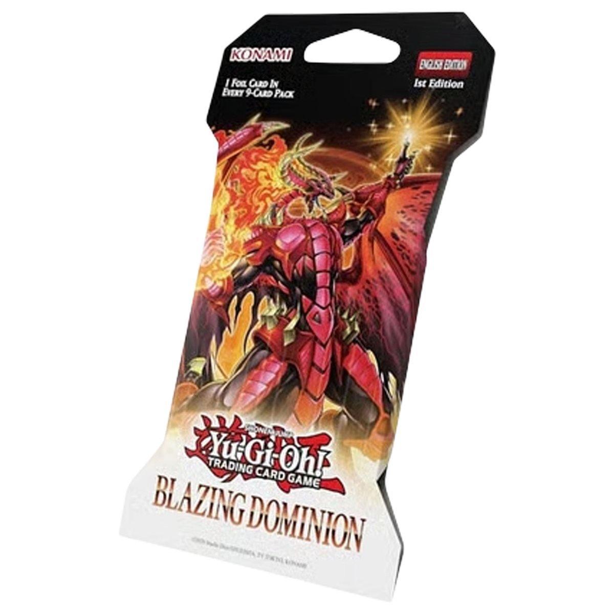 Yu-Gi-Oh! Trading Card Game: Blazing Dominion Sleeved Booster Pack |  GameStop