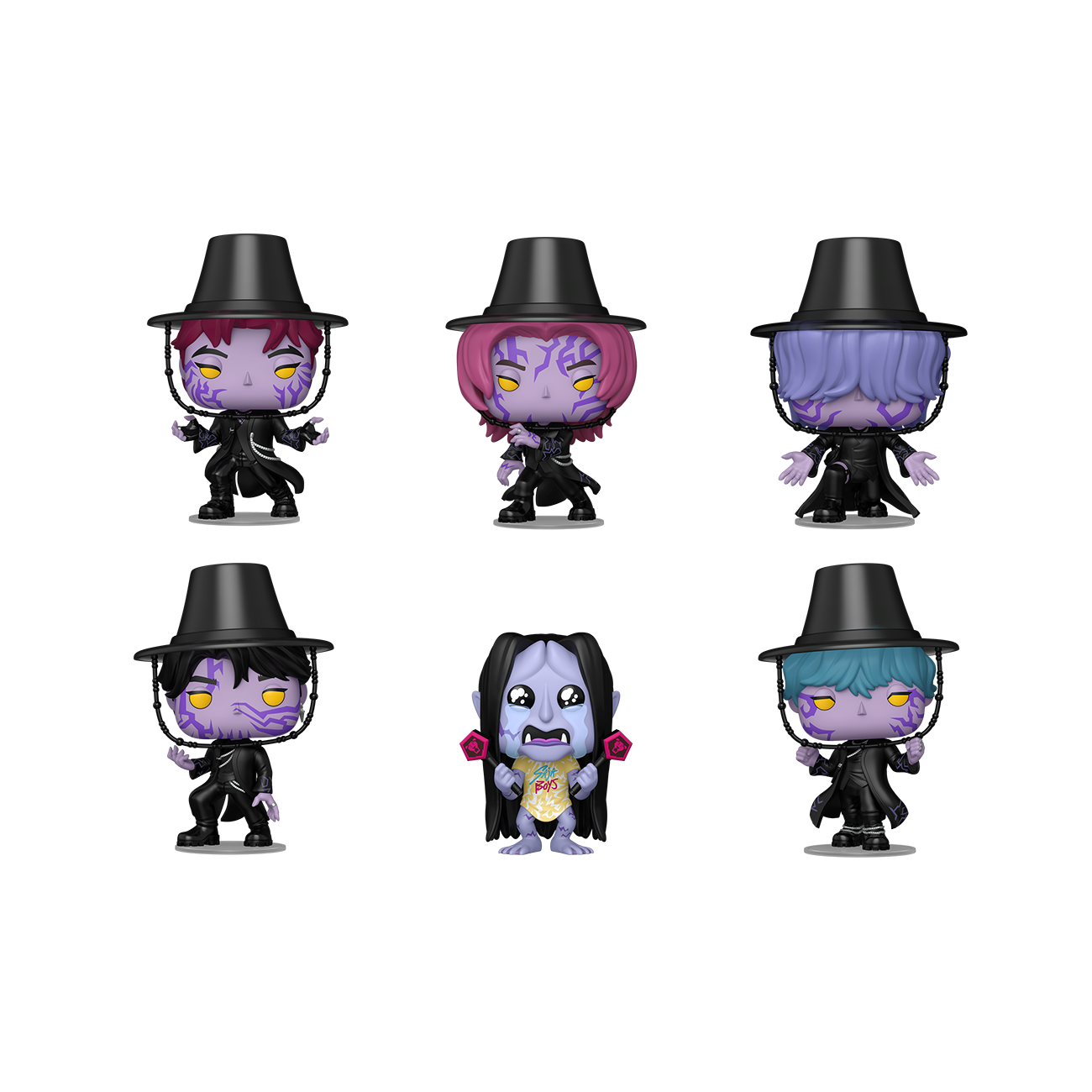 【新品】ファンコKPOP Demon Hunters Funko Pop! 4個 Funko POP! Mystery: KPop Demon Hunters 4-in Vinyl Figure (Styles