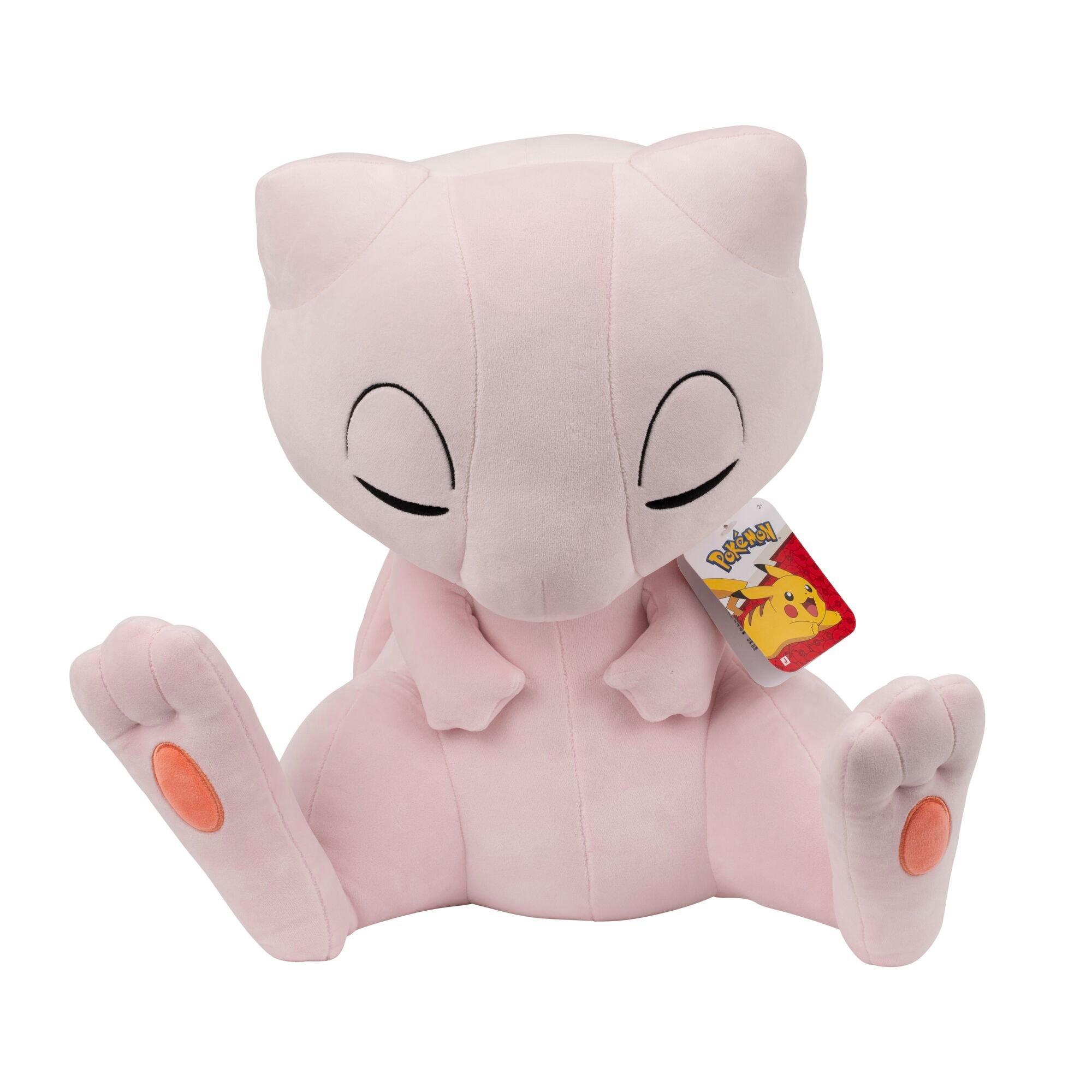 Jazwares Pokemon Sleeping Mew 18-in Plush | GameStop