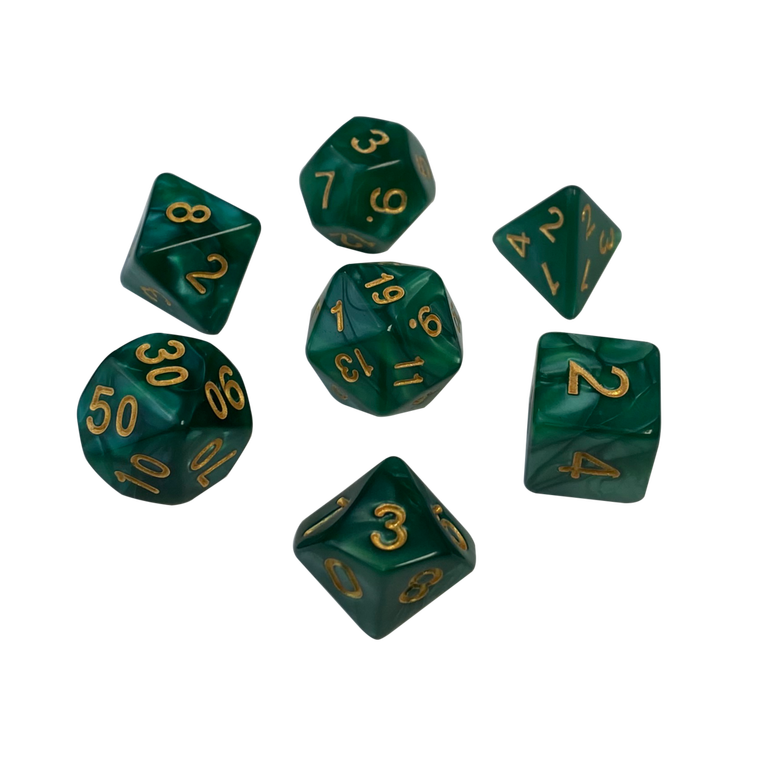 Geeknet Resin Mayan Gem Stone Dice Set GameStop Exclusive