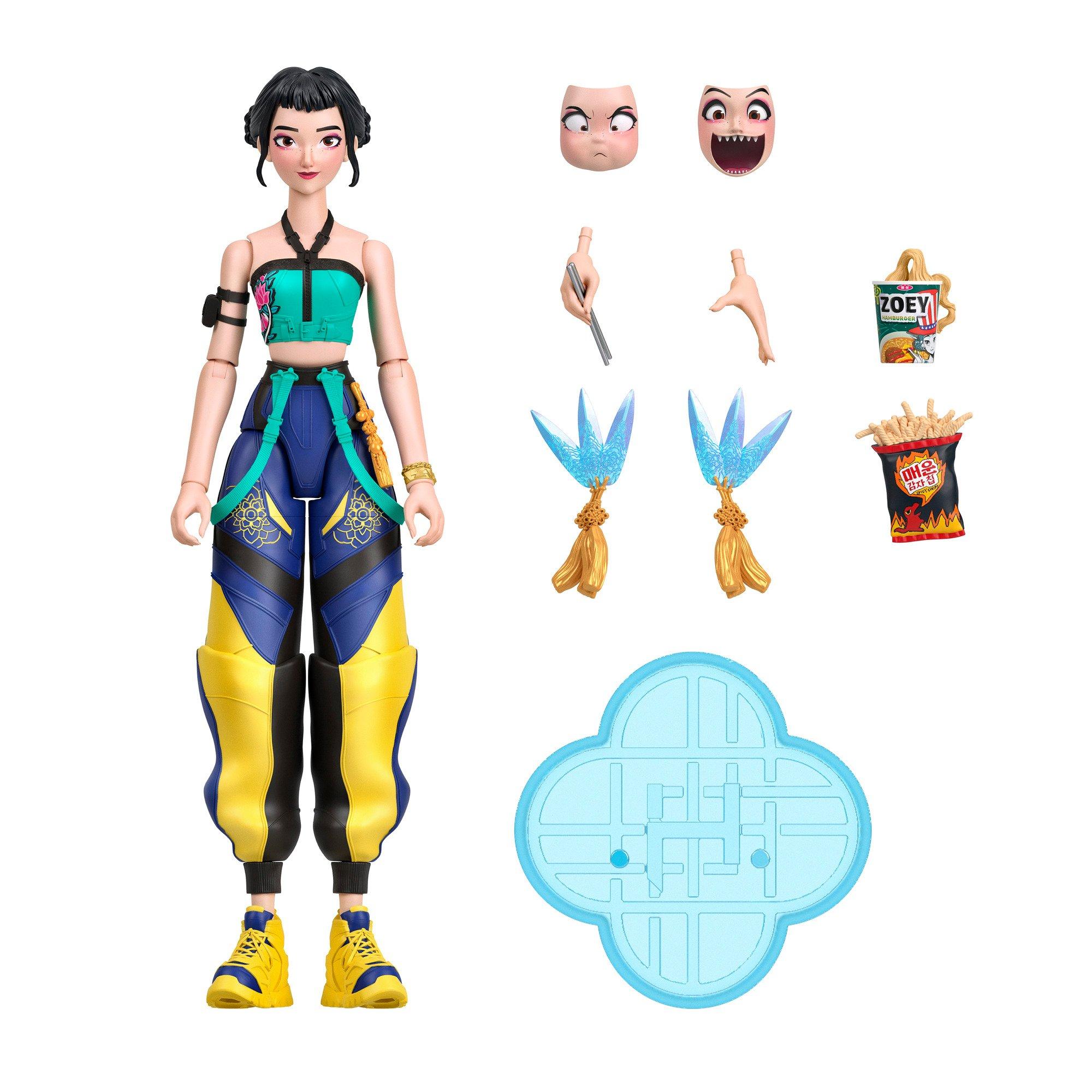 Mattel K-POP Demon Hunters ZOEY フィギュア Mattel KPop Demon Hunters Zoey 6-in Action Figure | GameStop